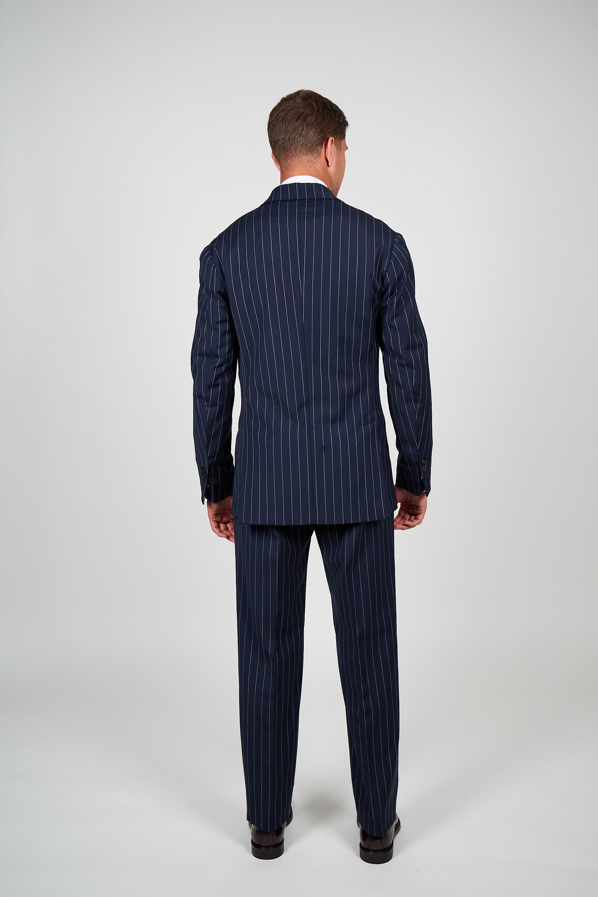 Abito Rifinito SETTANTA - Blue Gessato Ghiaccio