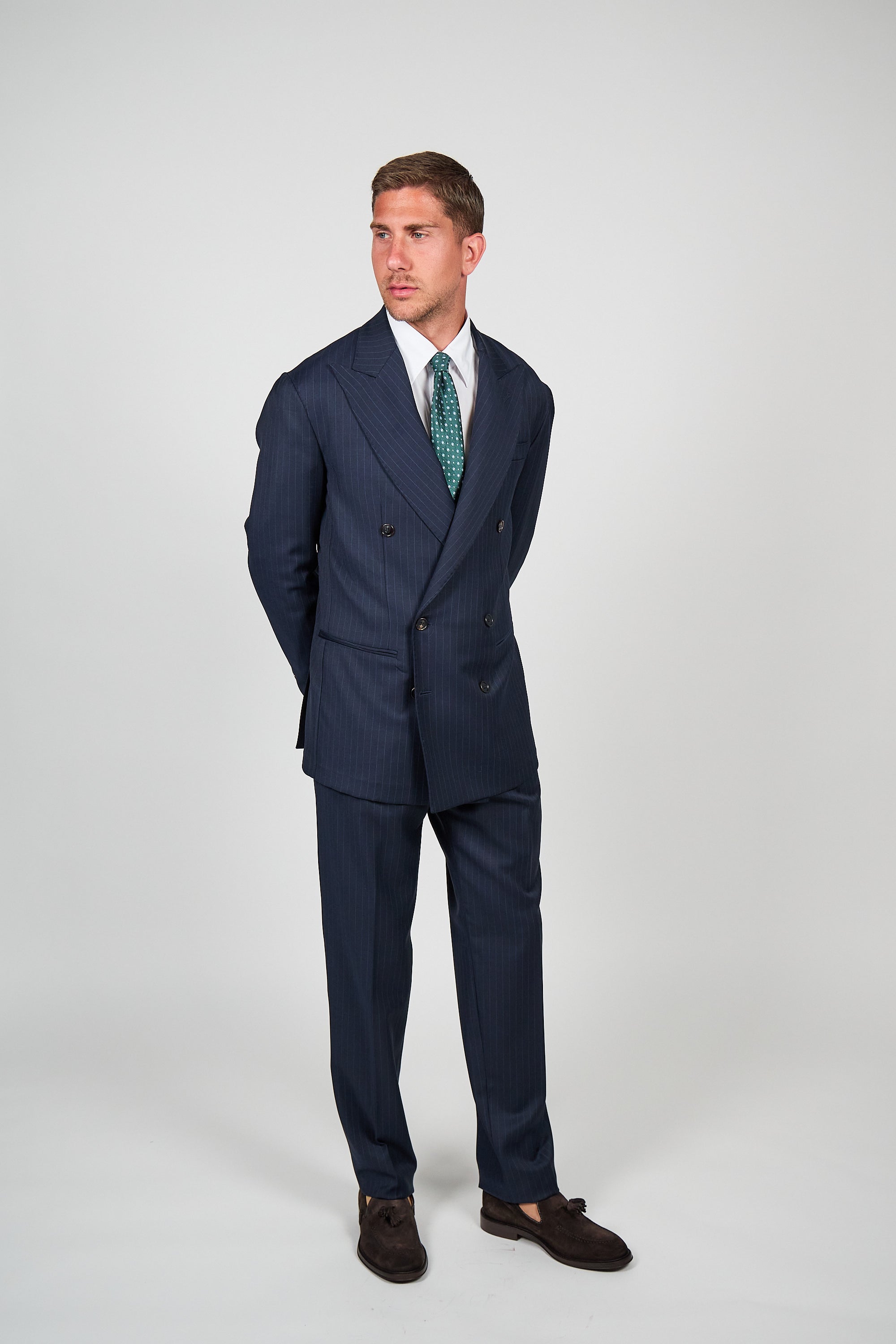 Abito Rifinito SETTANTA - Blue Gessato Blue