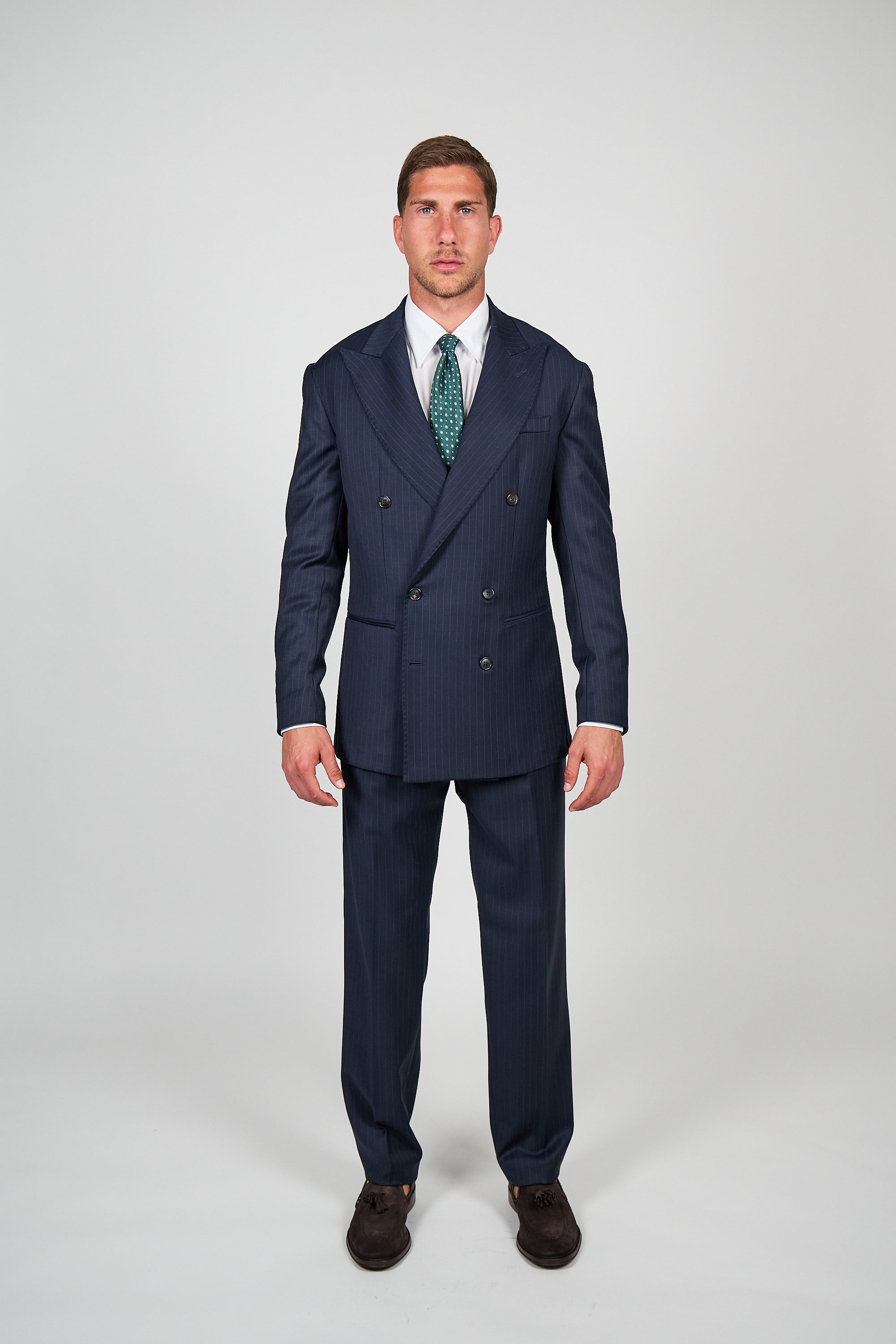 Abito Rifinito SETTANTA - Blue Gessato Blue