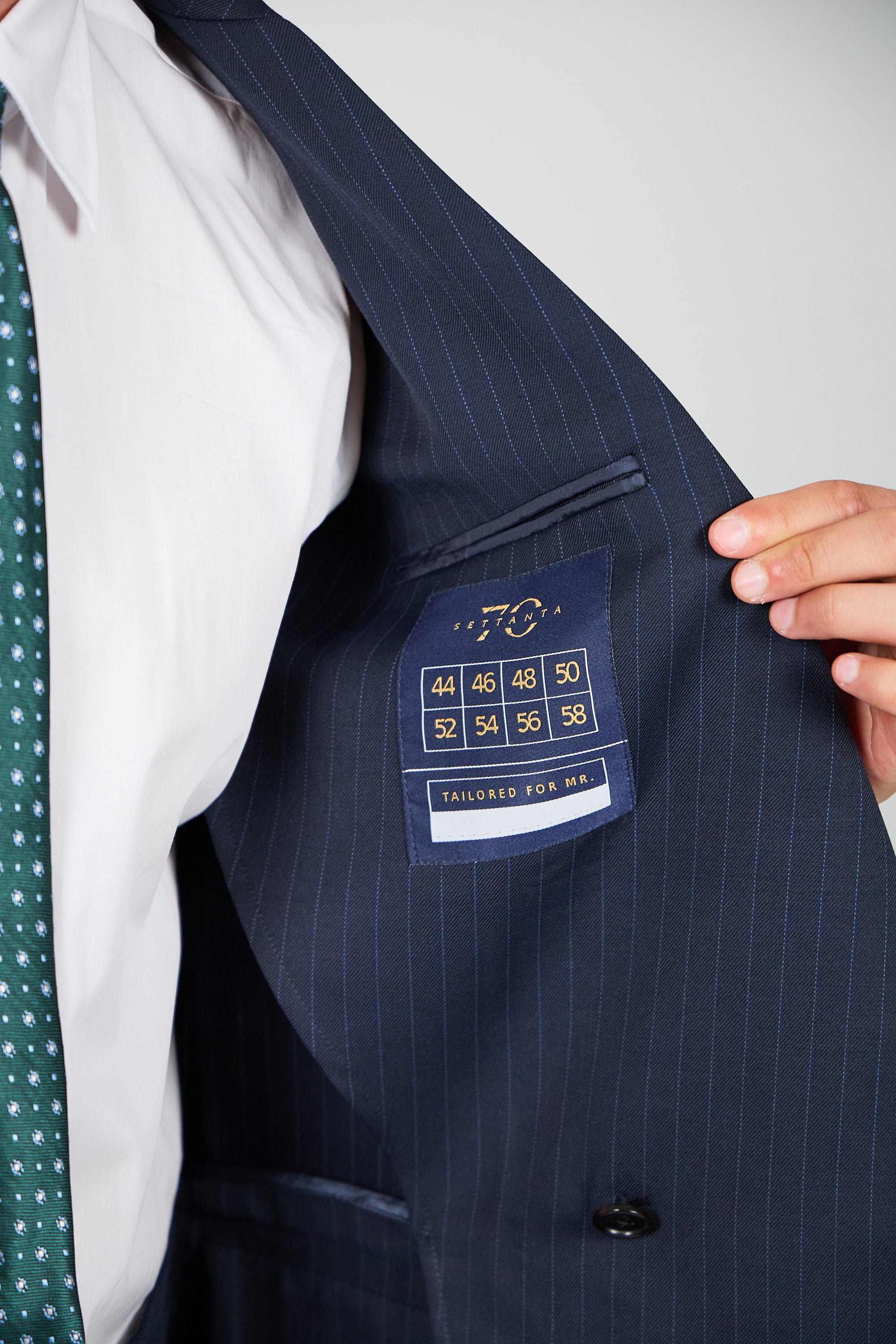 Abito Rifinito SETTANTA - Blue Gessato Blue