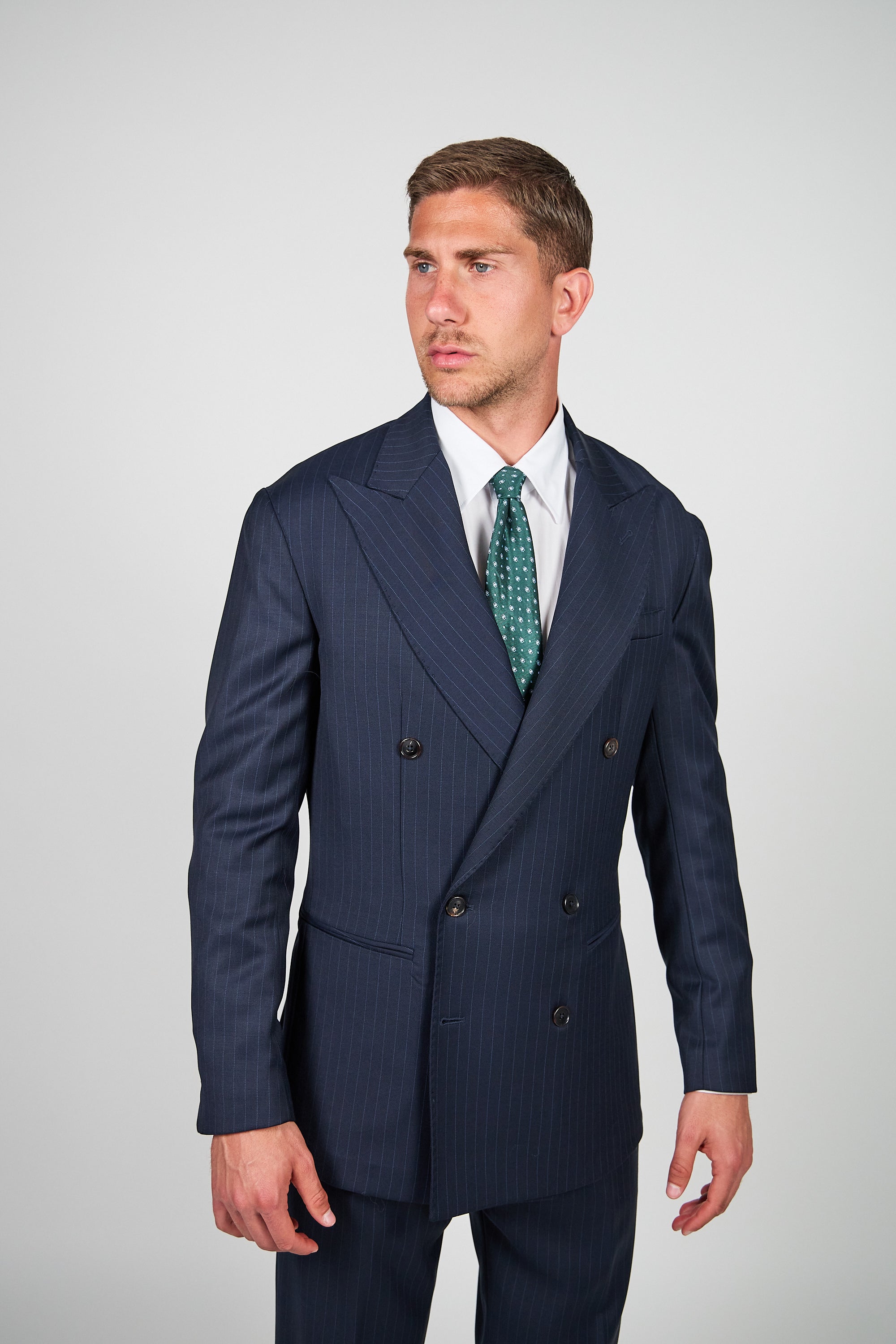 Abito Rifinito SETTANTA - Blue Gessato Blue