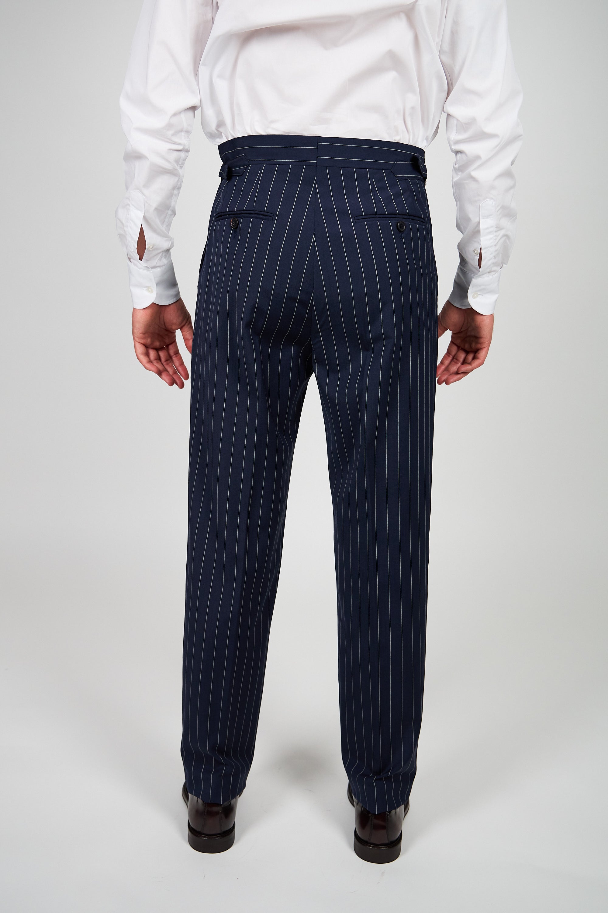 Abito Rifinito SETTANTA - Blue Gessato Ghiaccio