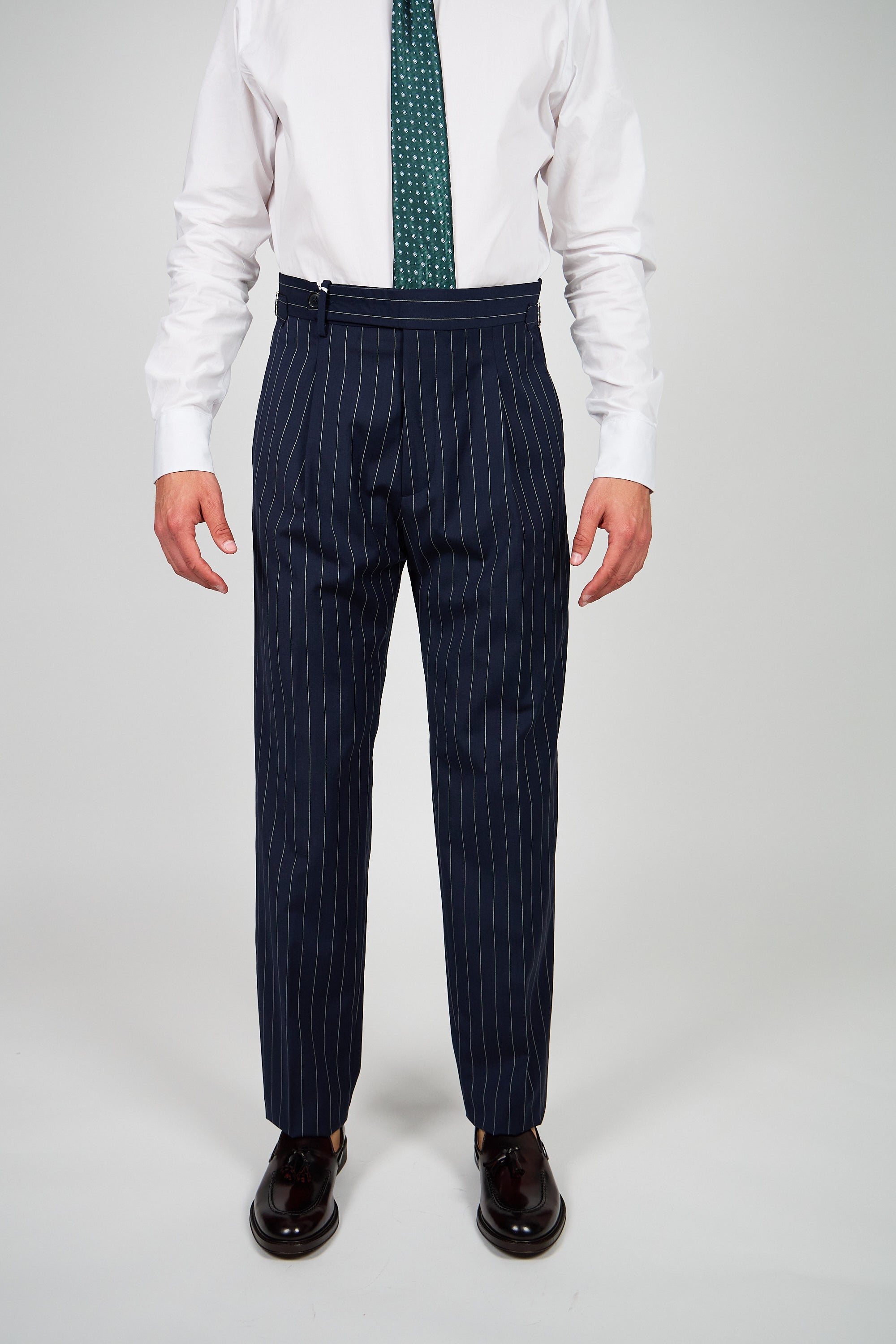 Abito Rifinito SETTANTA - Blue Gessato Ghiaccio