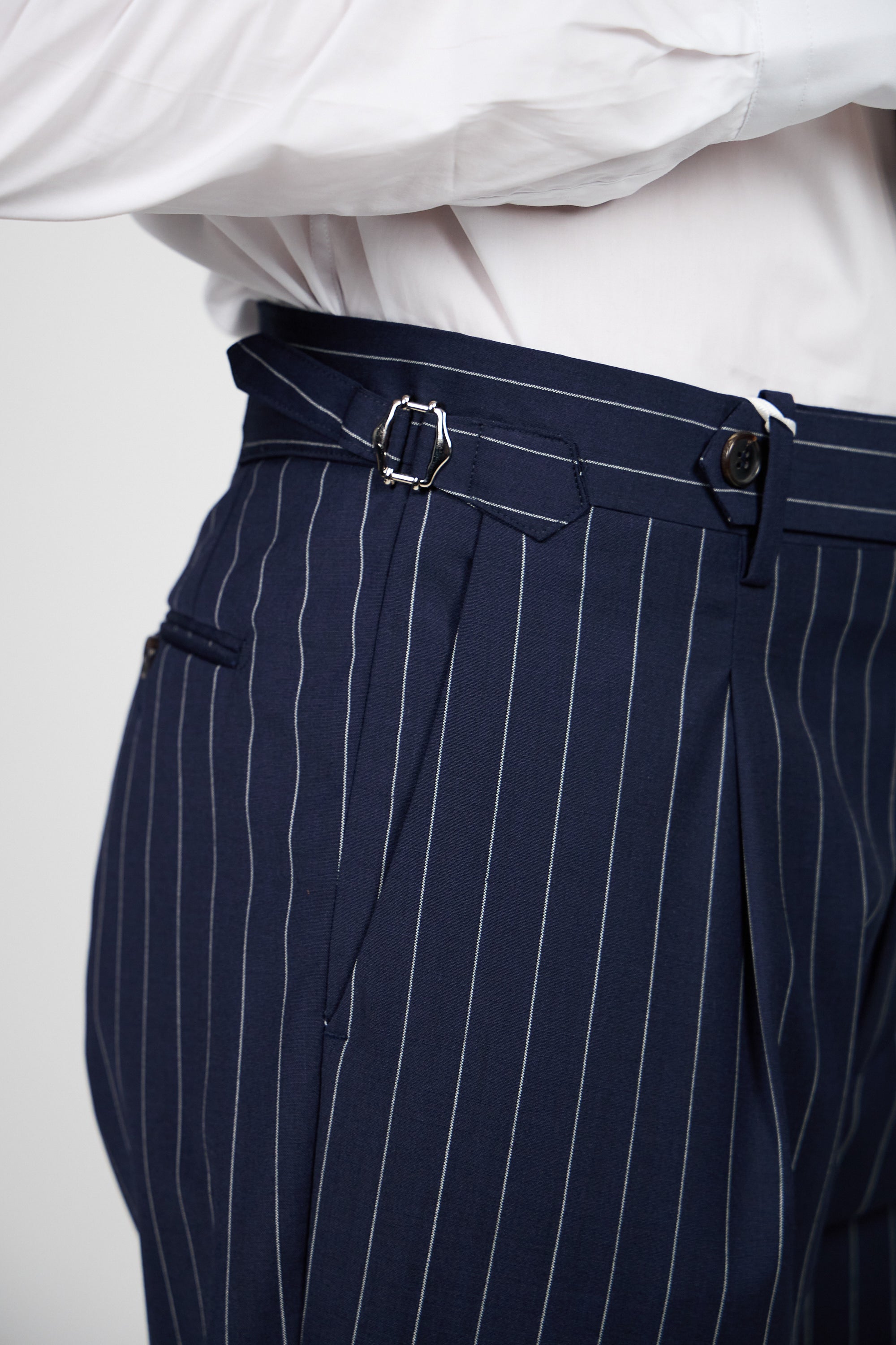 Abito Rifinito SETTANTA - Blue Gessato Ghiaccio