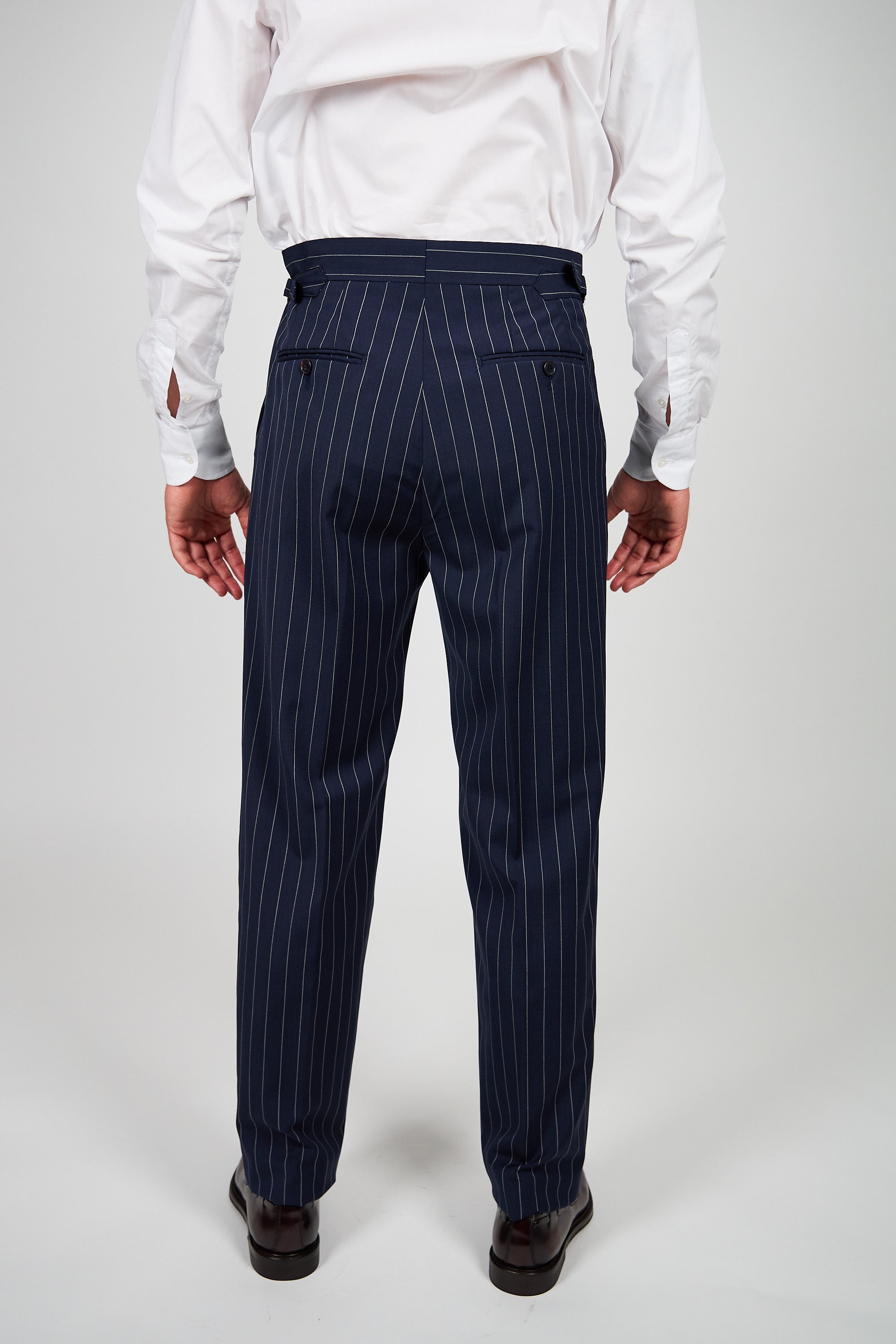 Abito Rifinito SETTANTA - Blue Gessato Ghiaccio