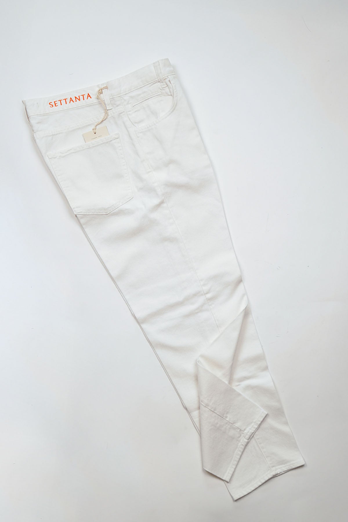 Pantalone AKIO Denim - Bianco