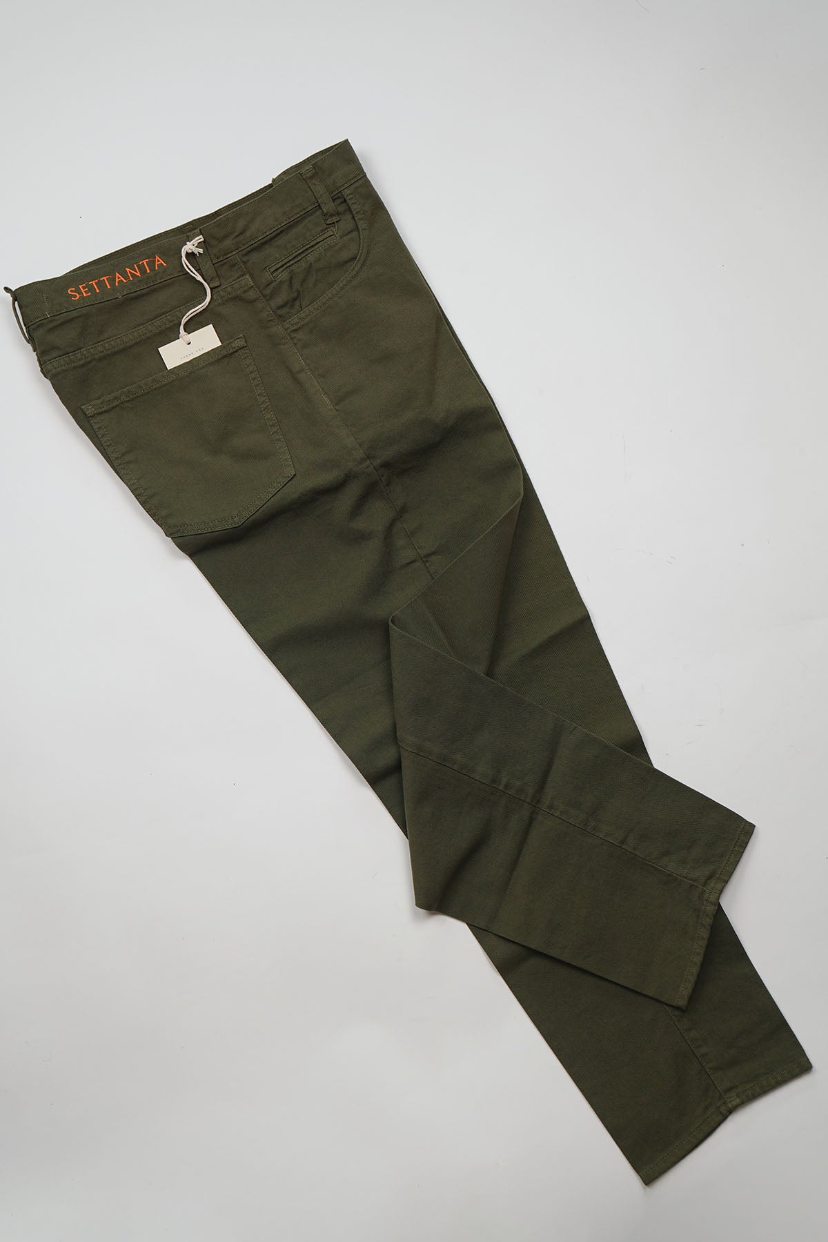 Pantalone AKIO Denim - Oliva