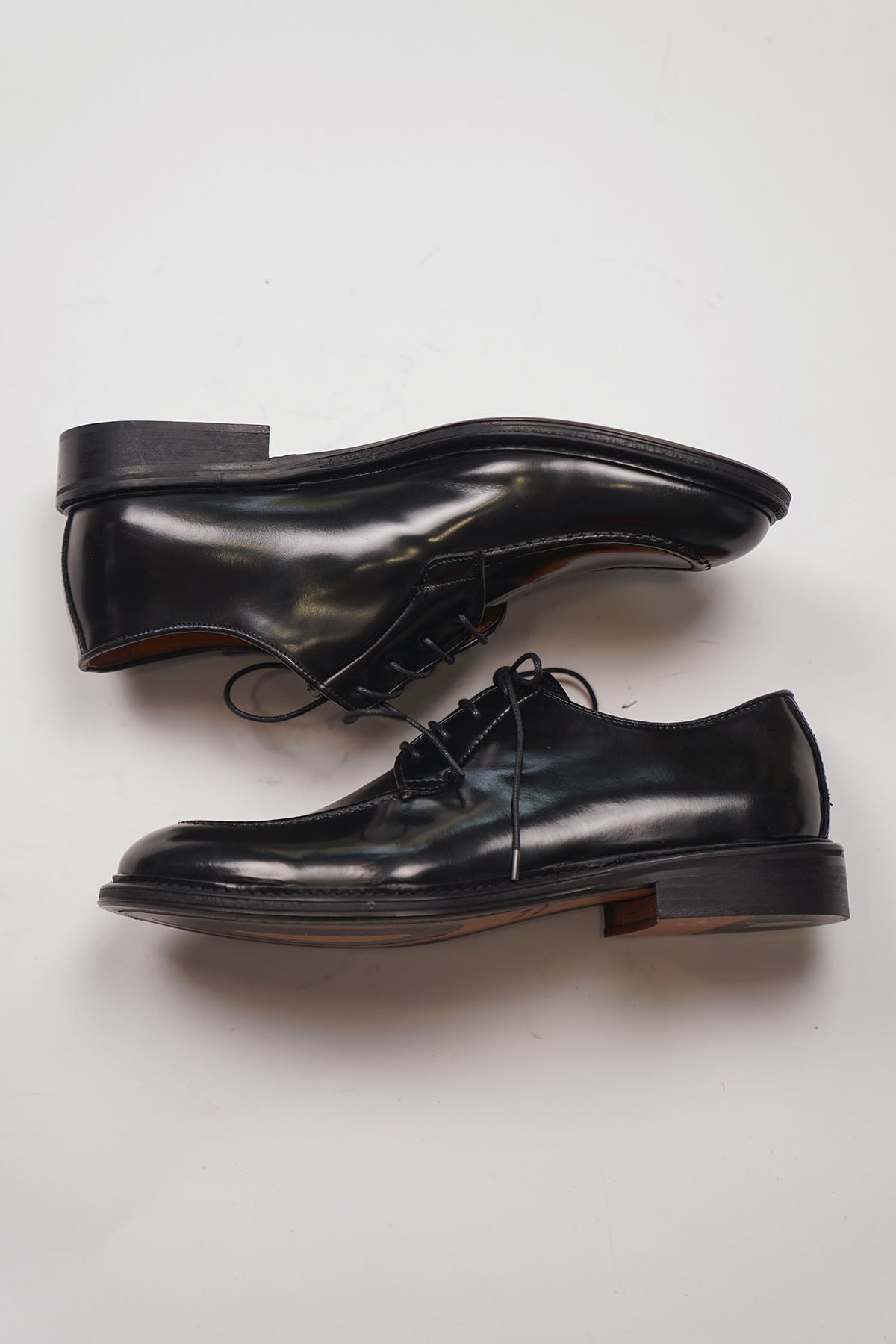 Mocassino INGEGNERE Stringhe Abrasivato Nero