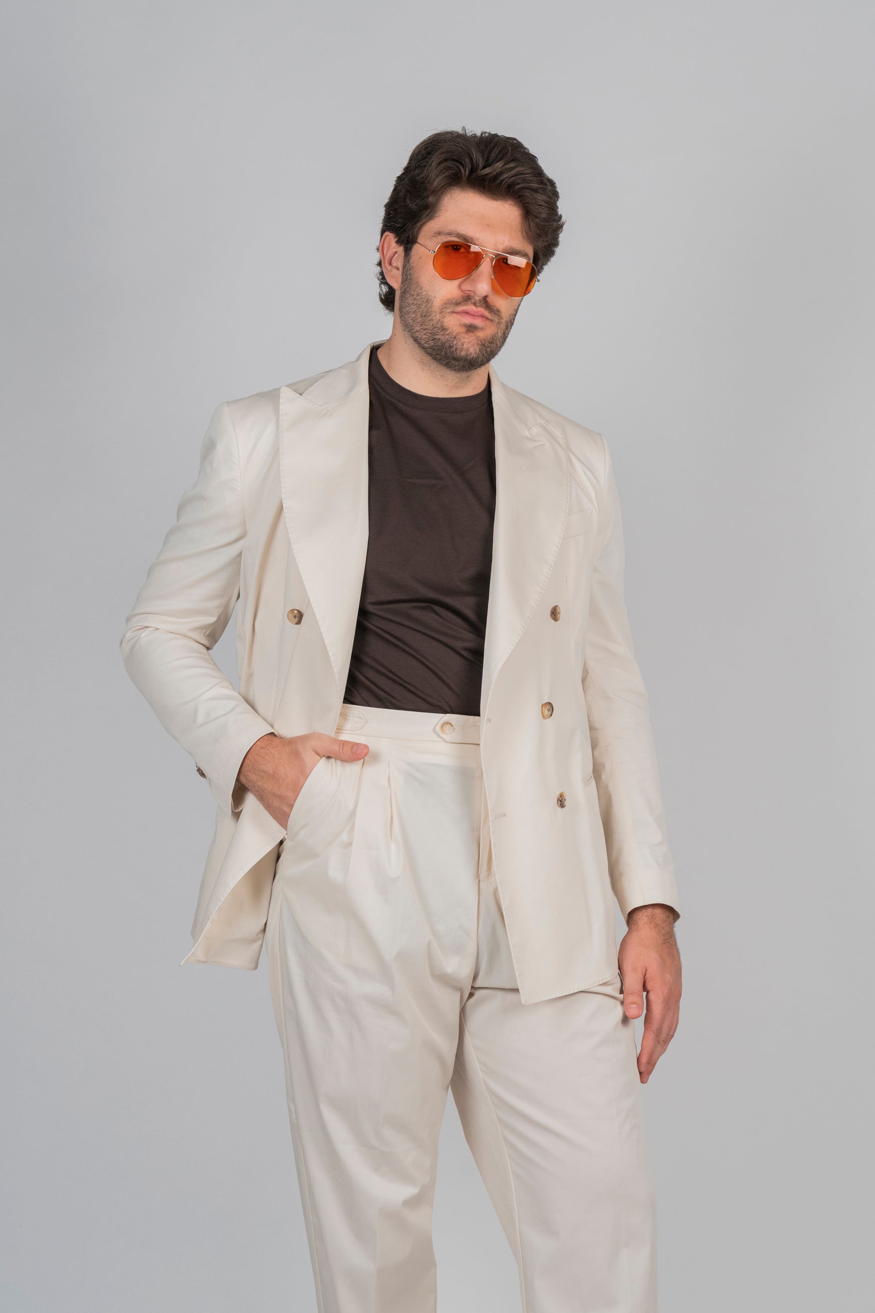 Pantalone GEKKO Rifinito - Avorio