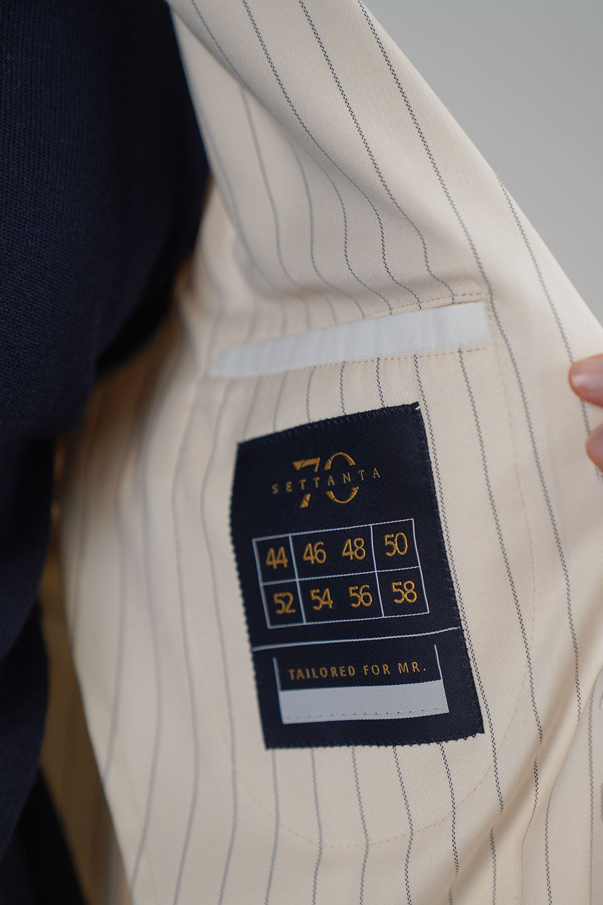 Giacca BAIKO Falso 3 - Beige Gessato