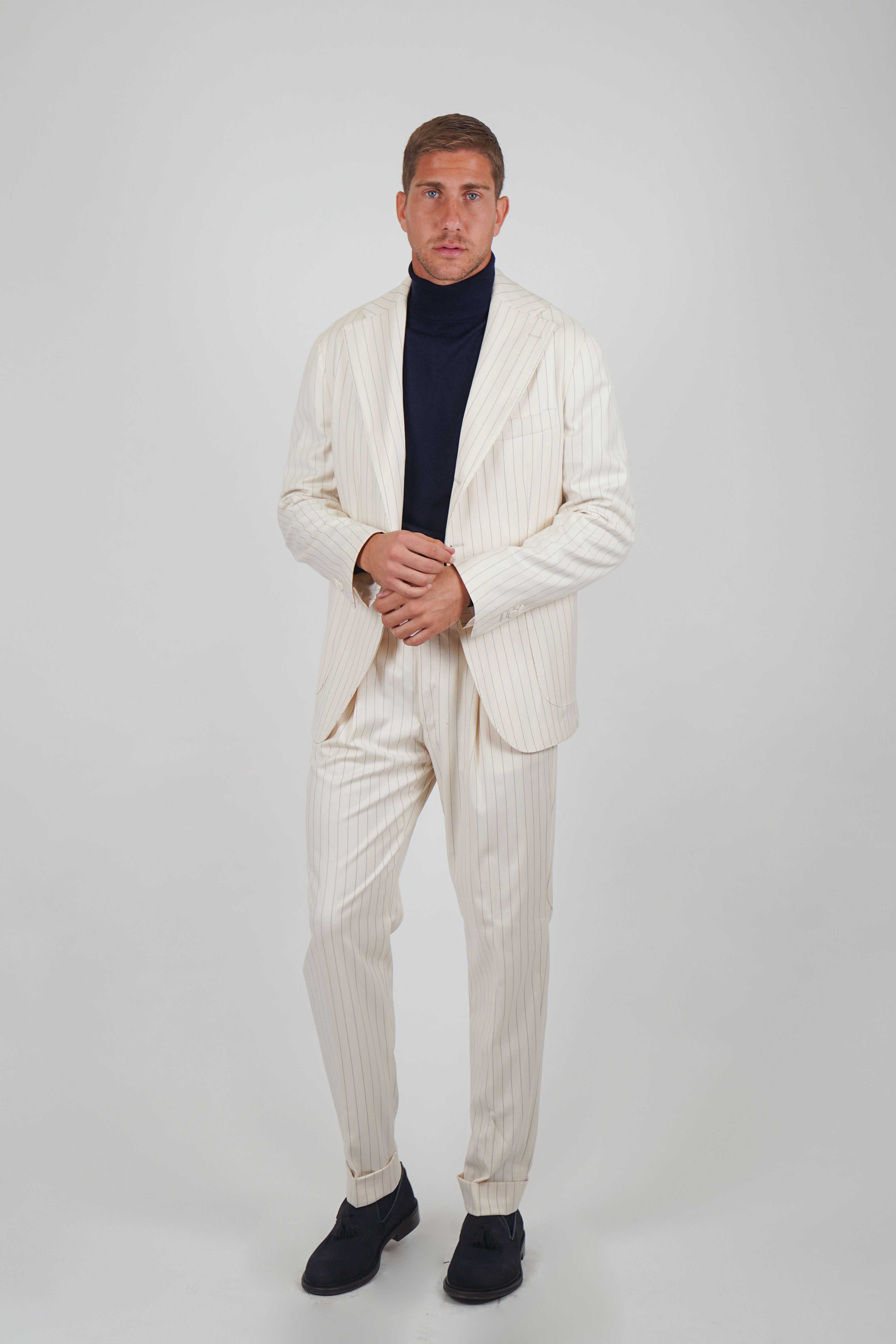 Giacca BAIKO Falso 3 - Beige Gessato