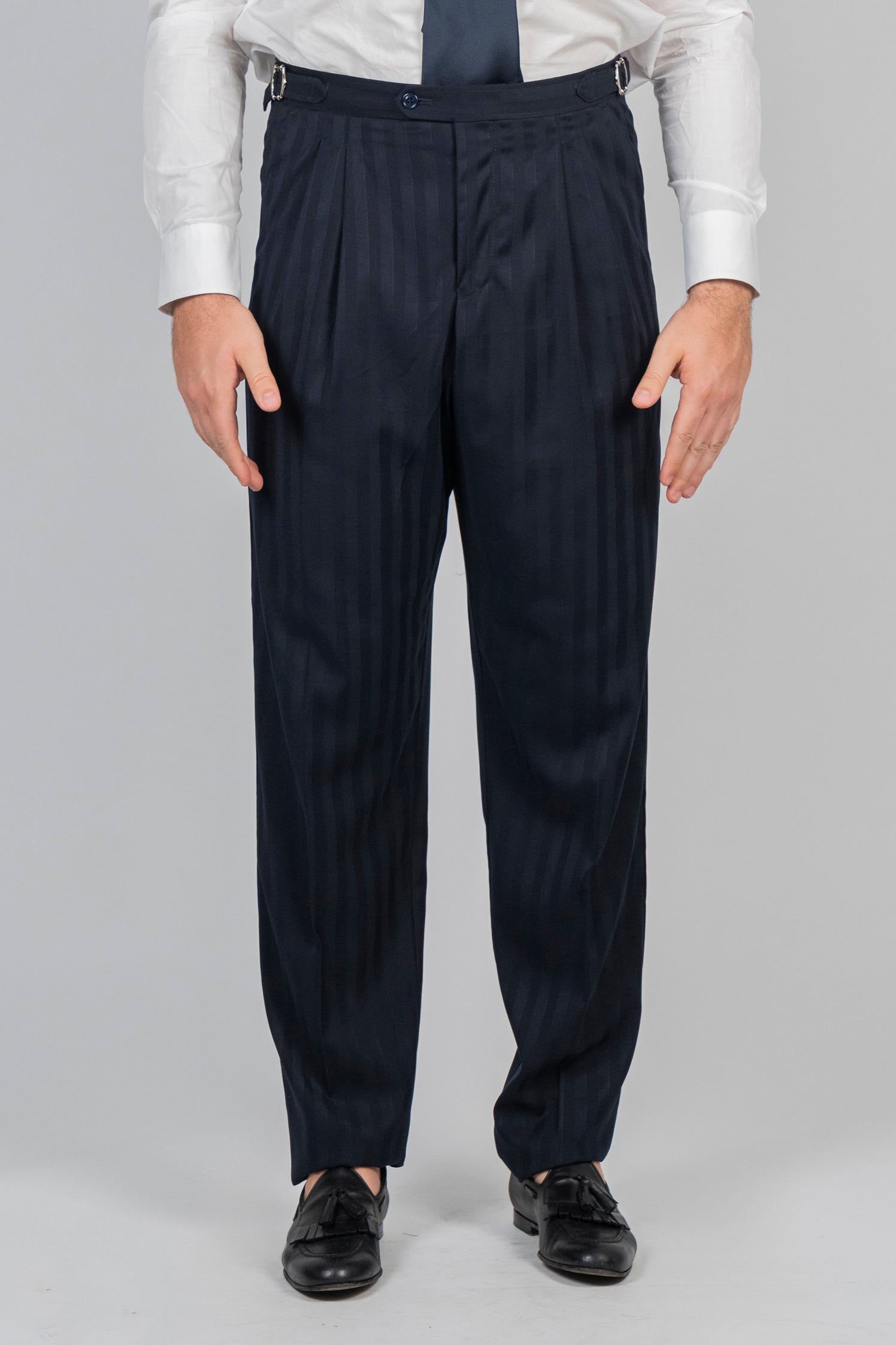 Pantalone GEKKO Rifinito - Blue Herringbone