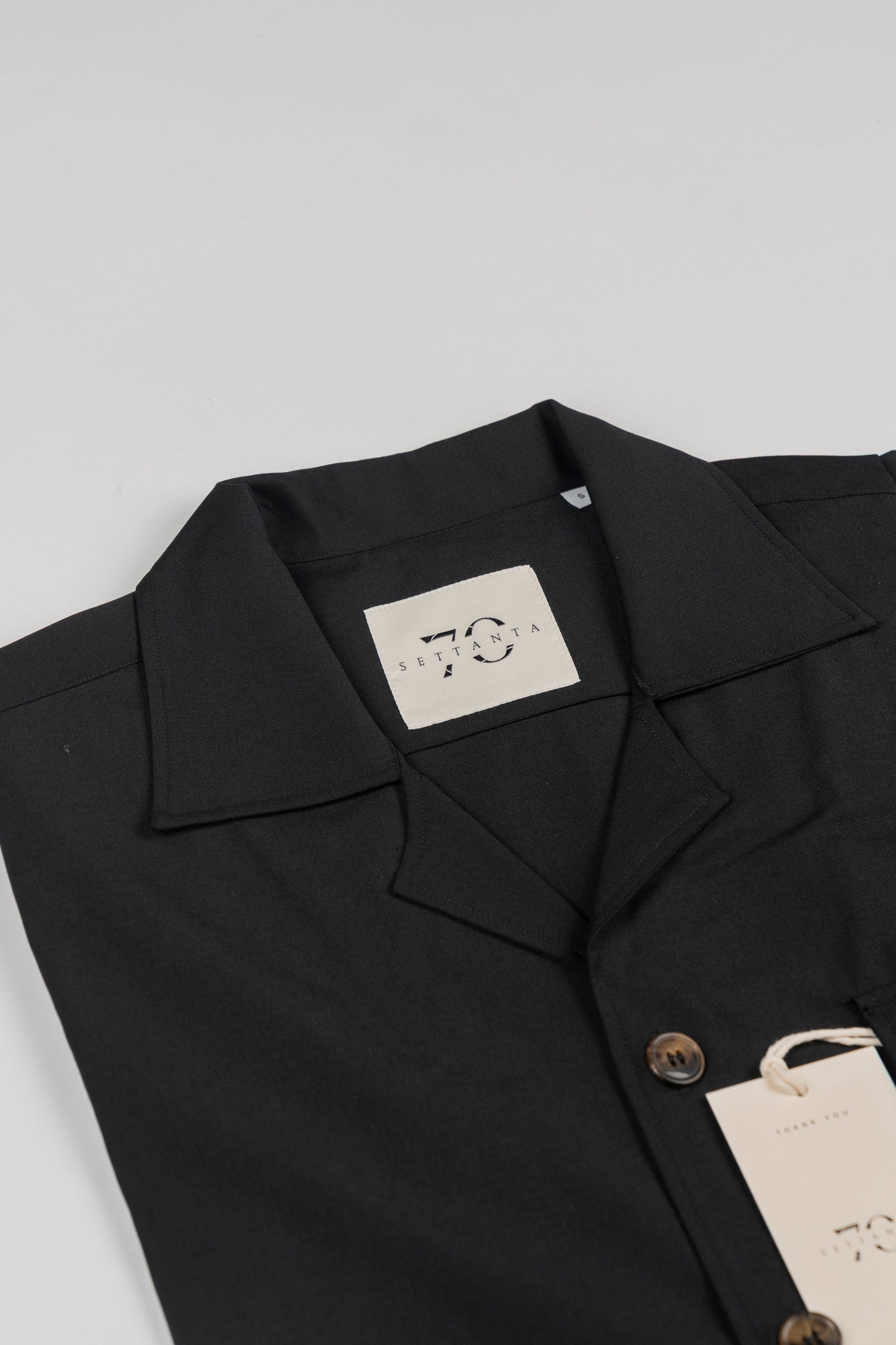 Camicia SEIKO Lana - Nero