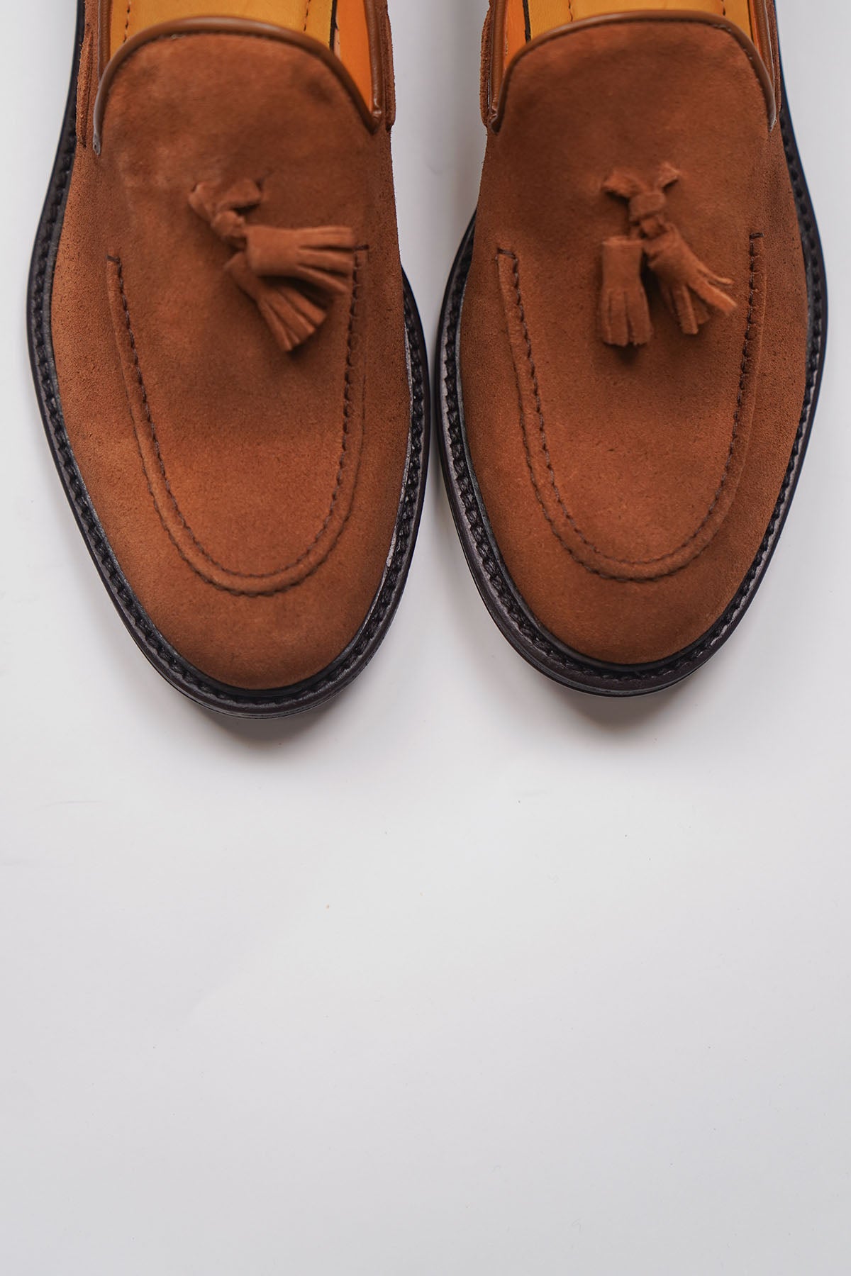 Mocassino NAPPINE Cucitura Camoscio Cuoio