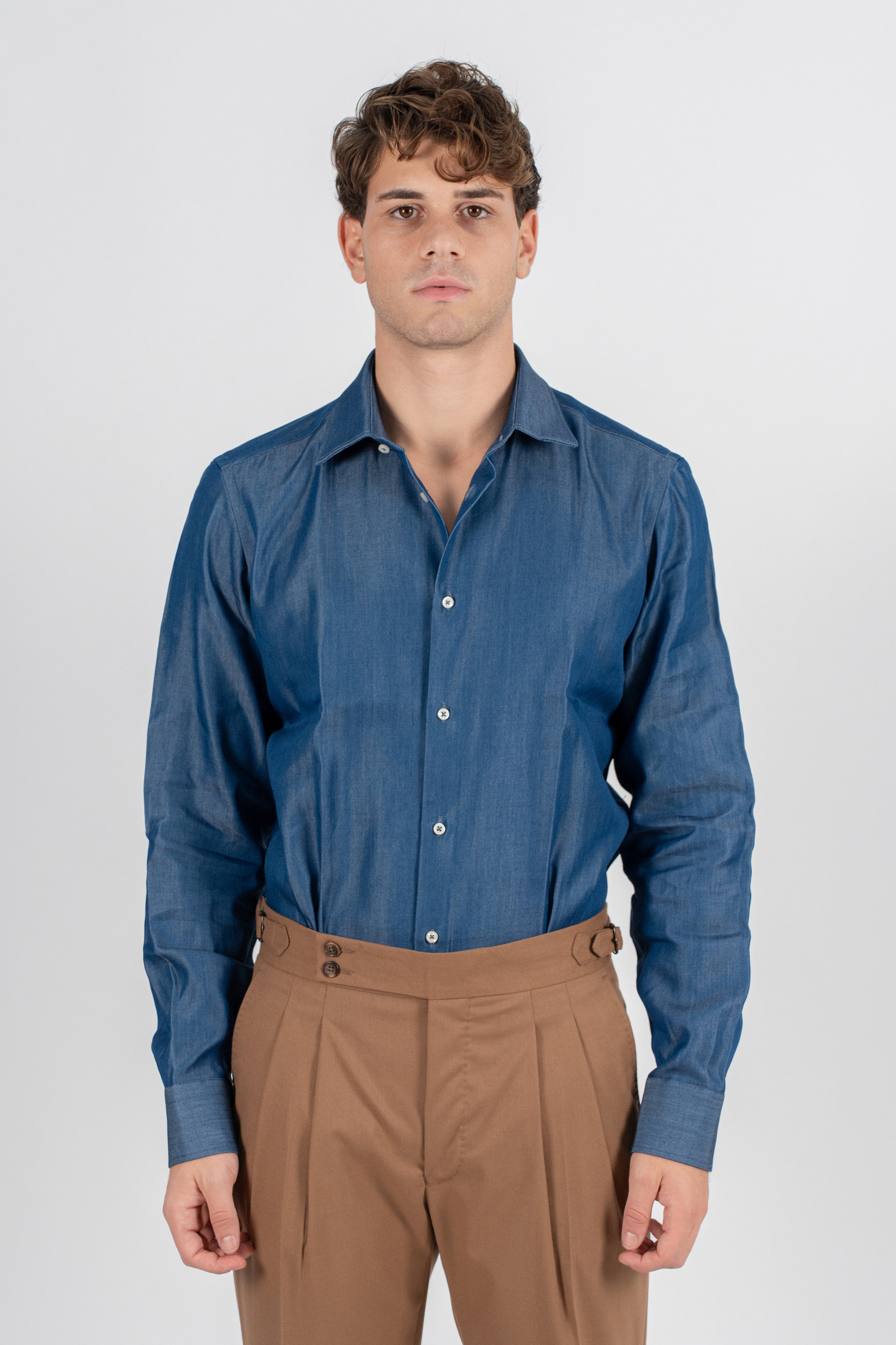 Camicia Cotone Denim RIN