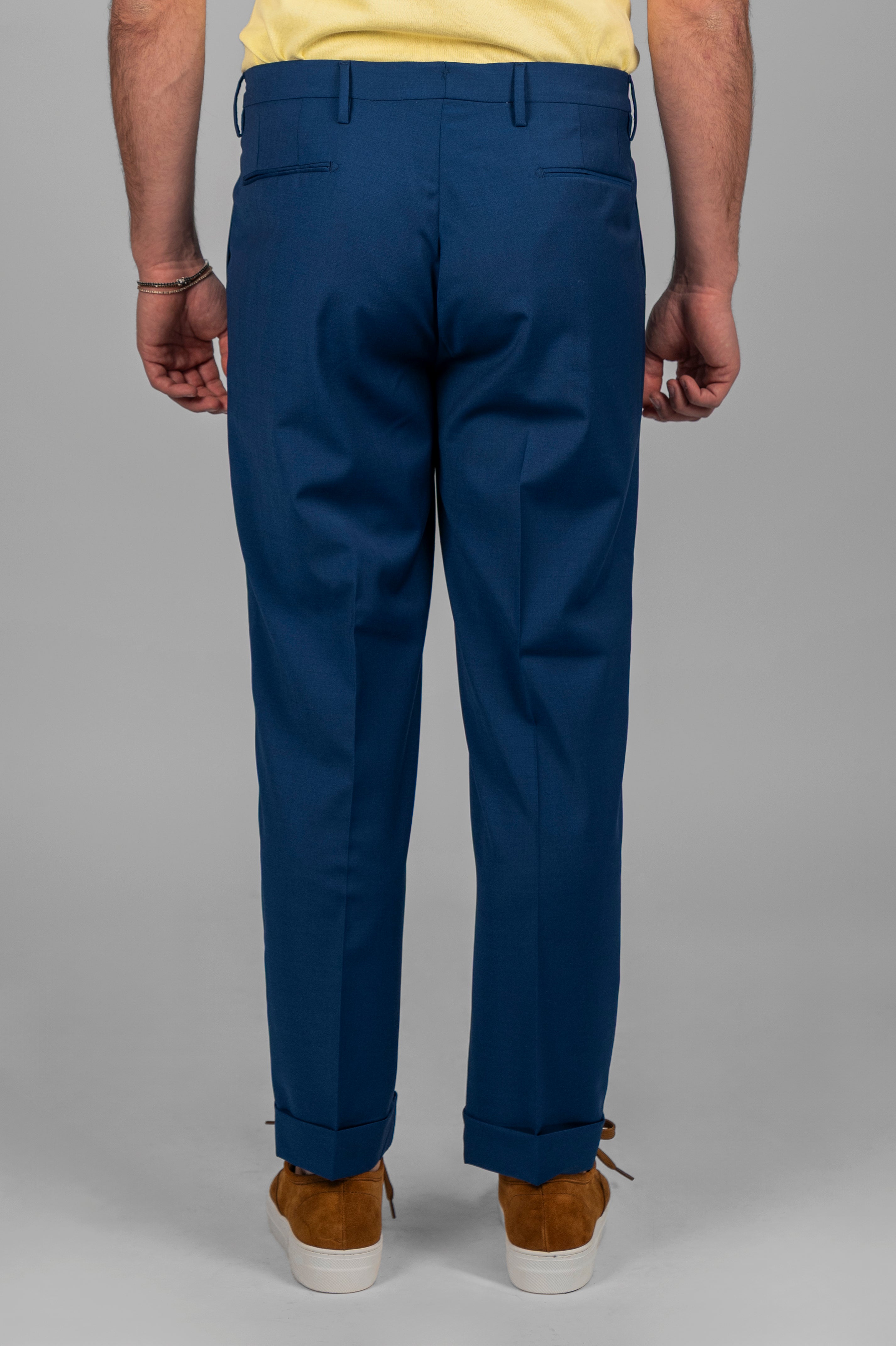 Pantalone ERNESTO Lana - Blue Navy