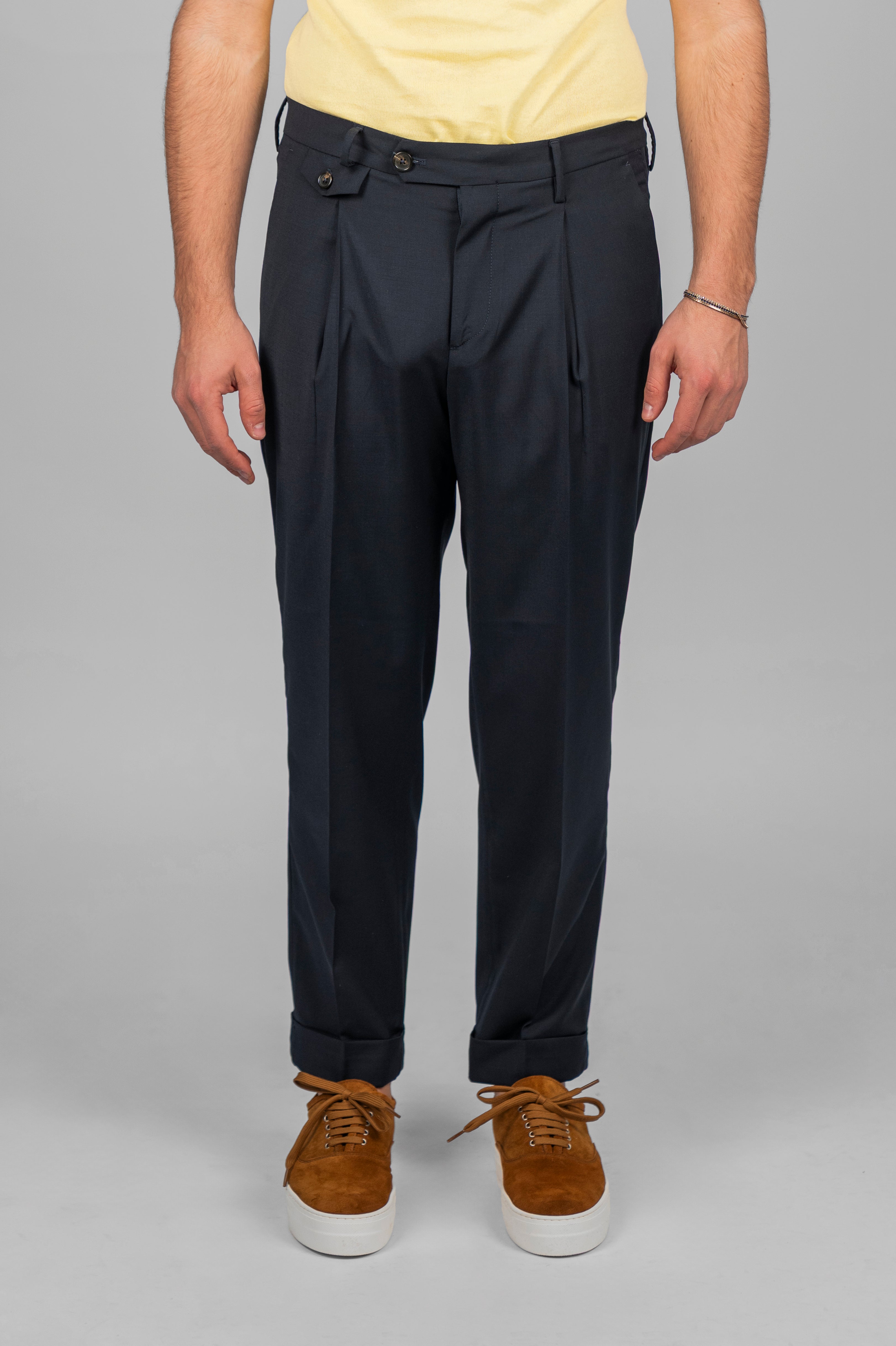 Pantalone ERNESTO Lana - Blue