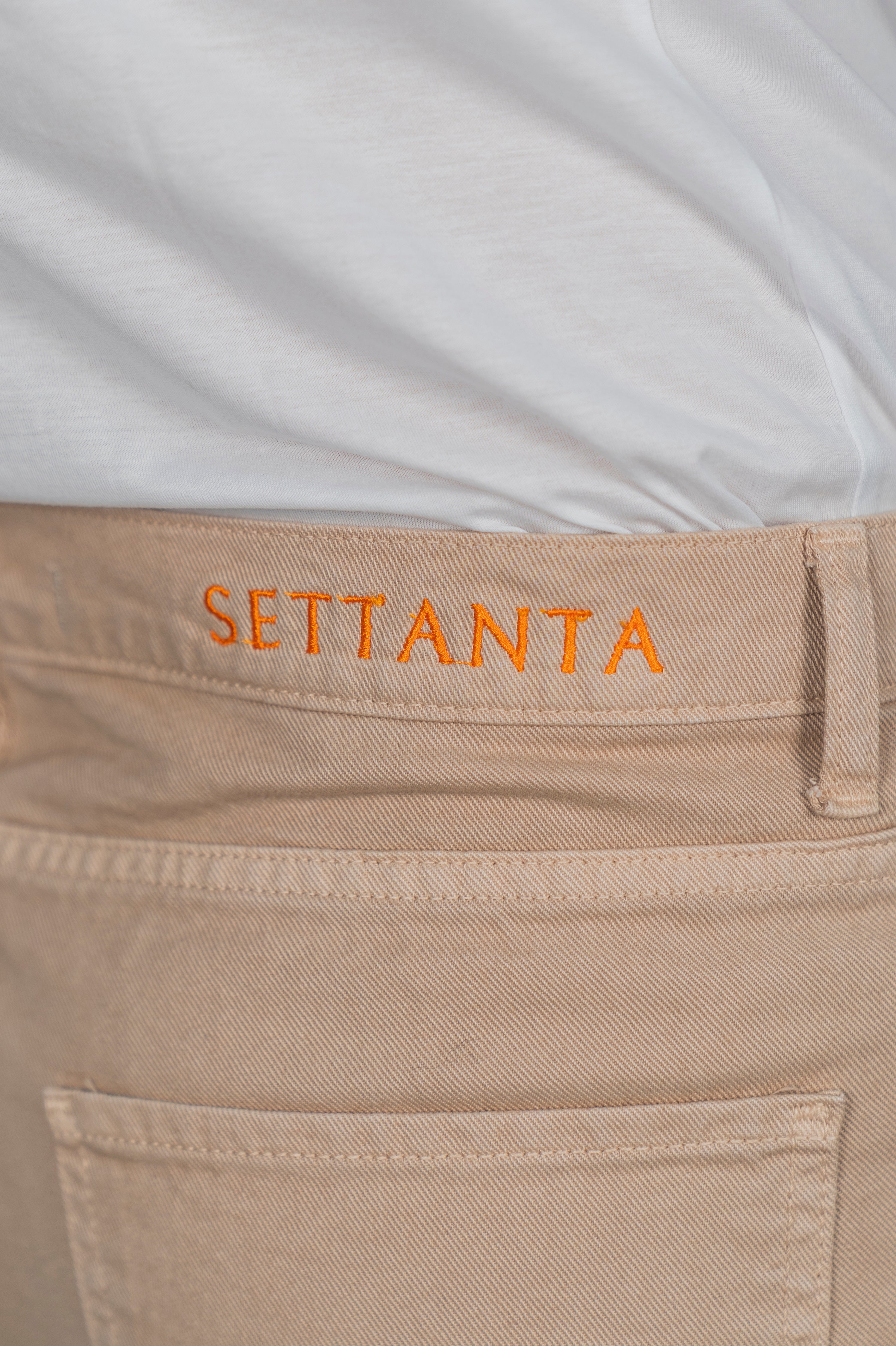 Pantalone AKIO Denim - Beige