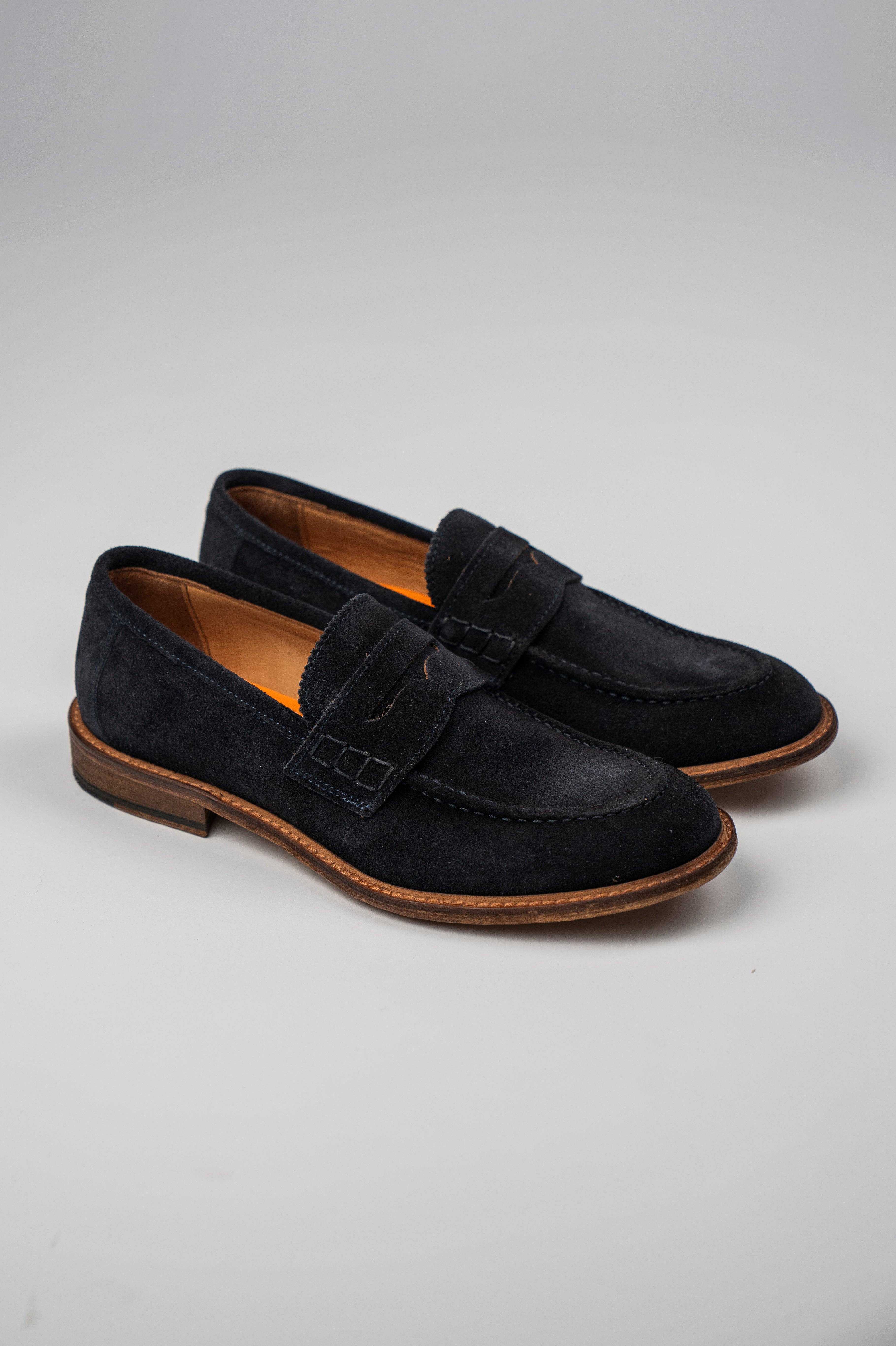 Mocassino PENNY Camoscio Blu