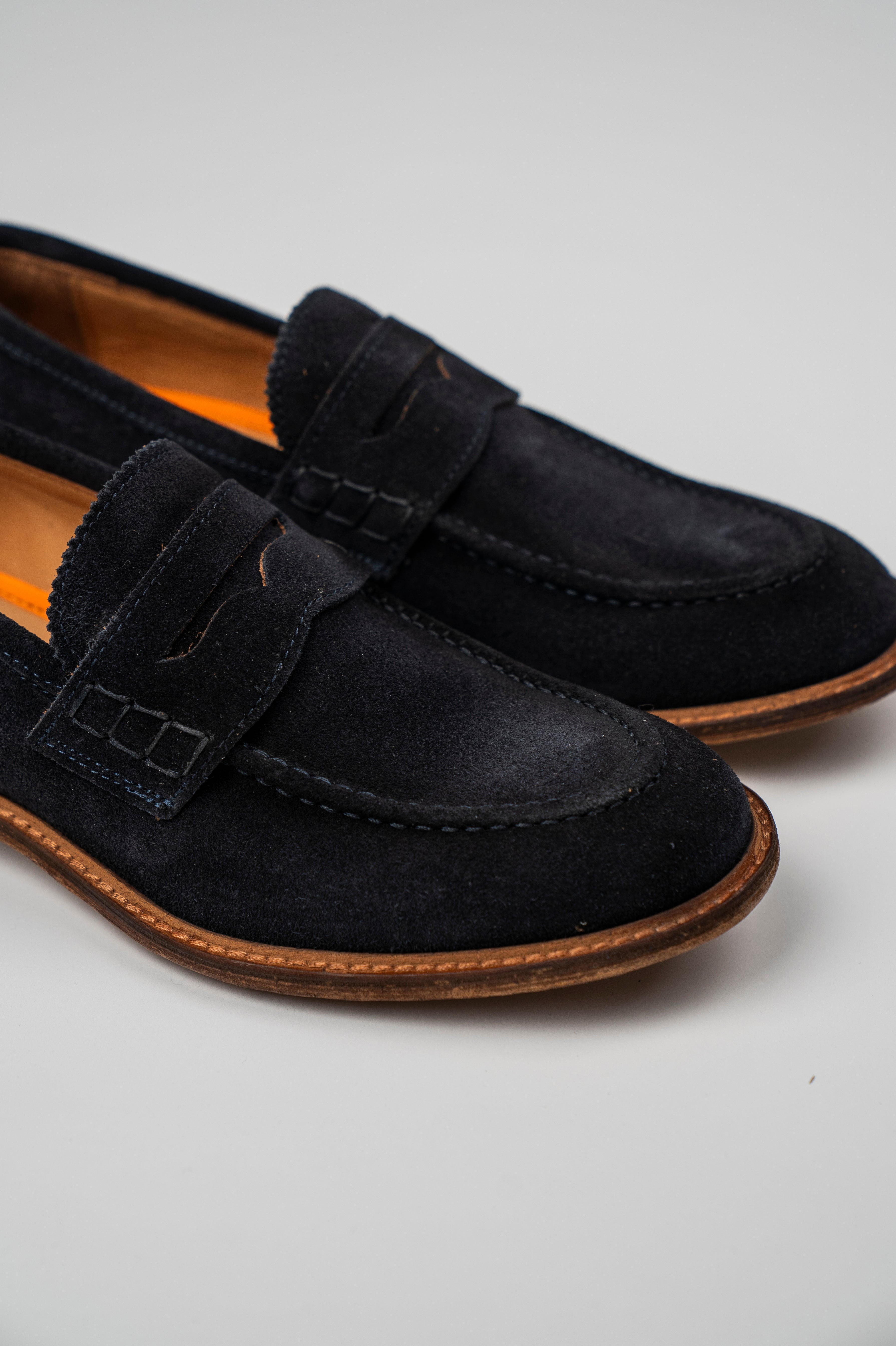 Mocassino PENNY Camoscio Blu