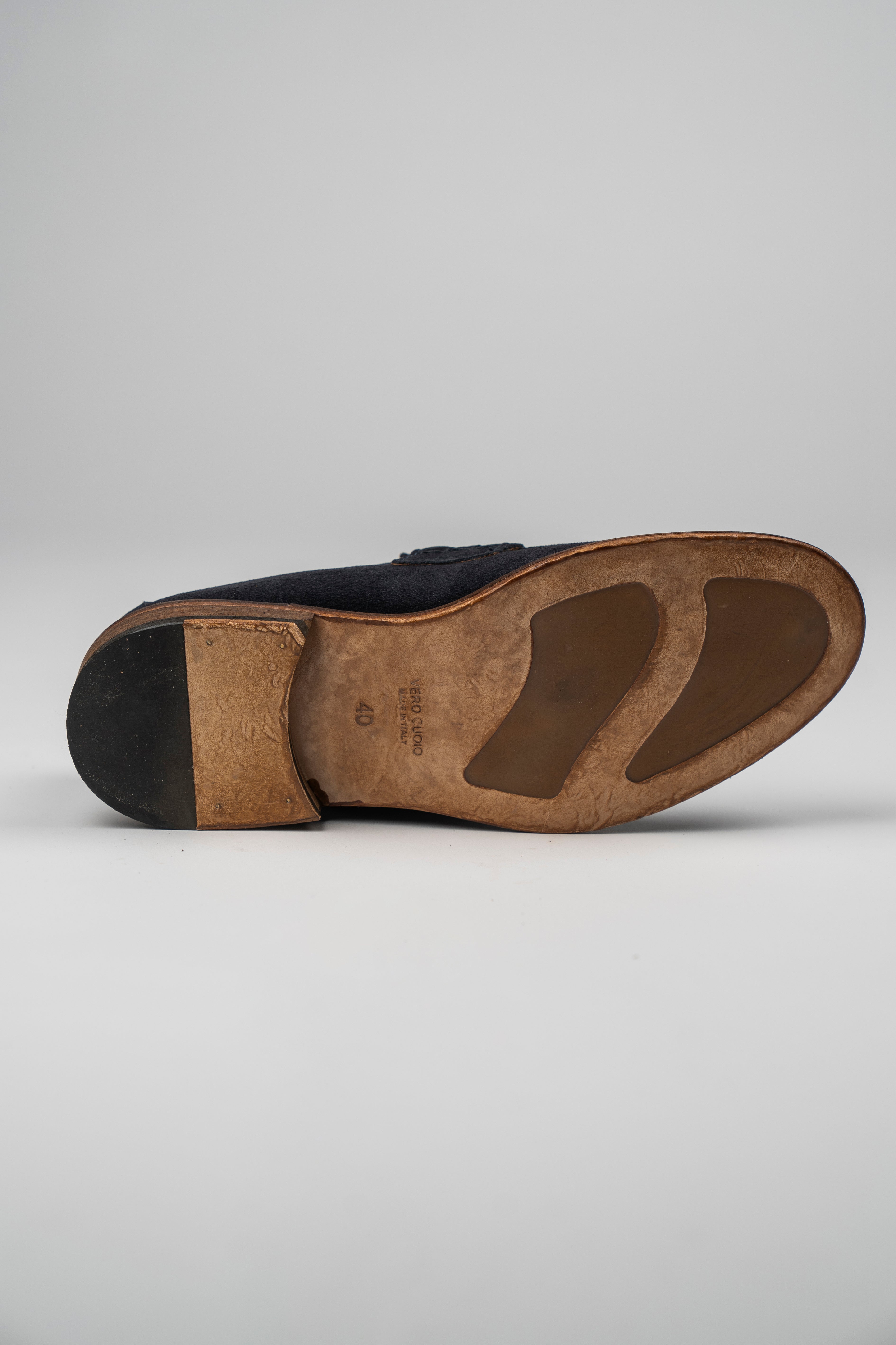 Mocassino PENNY Camoscio Blu