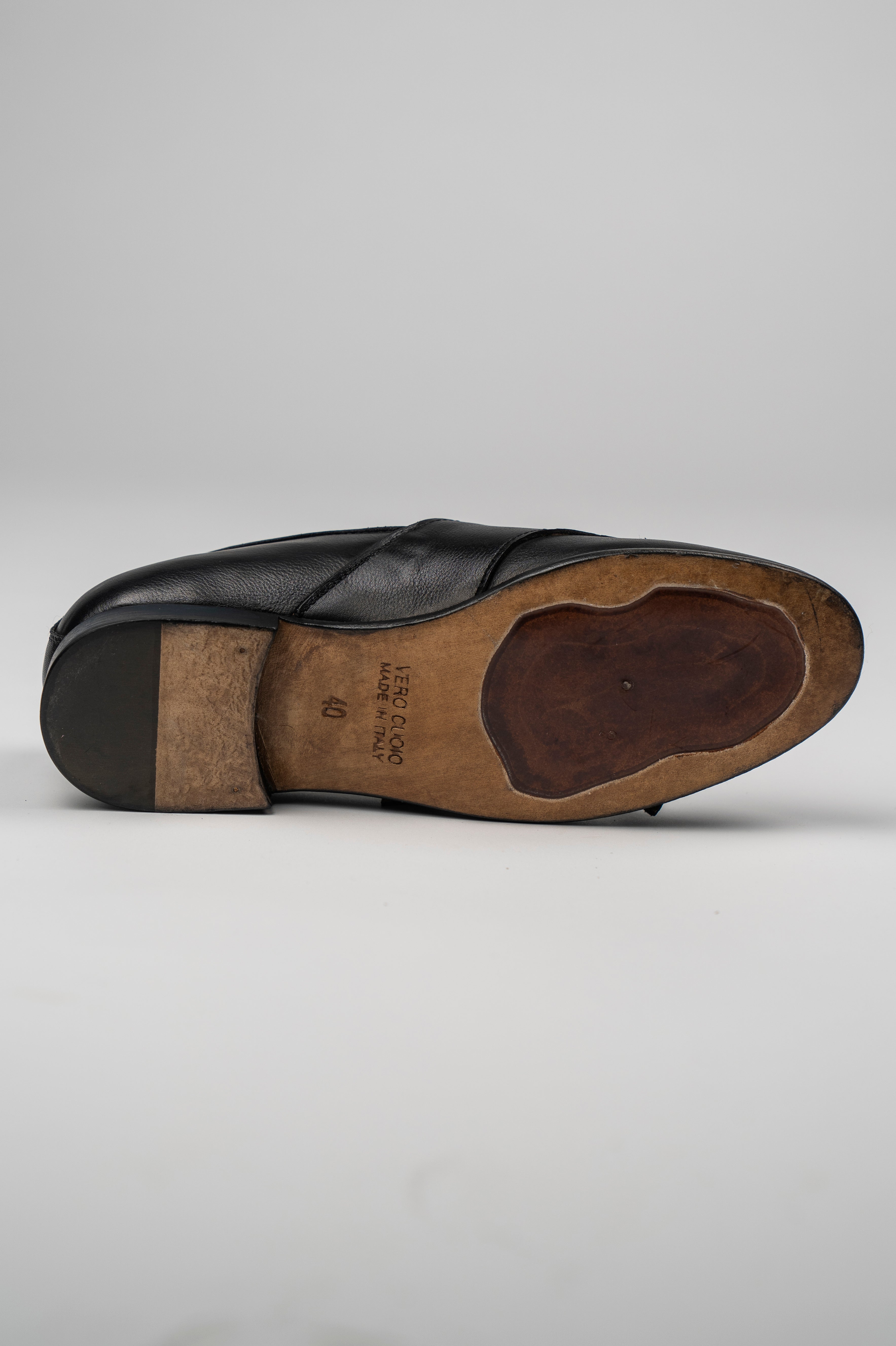 Doppia Fibbia VASCHETTA Capra Nero