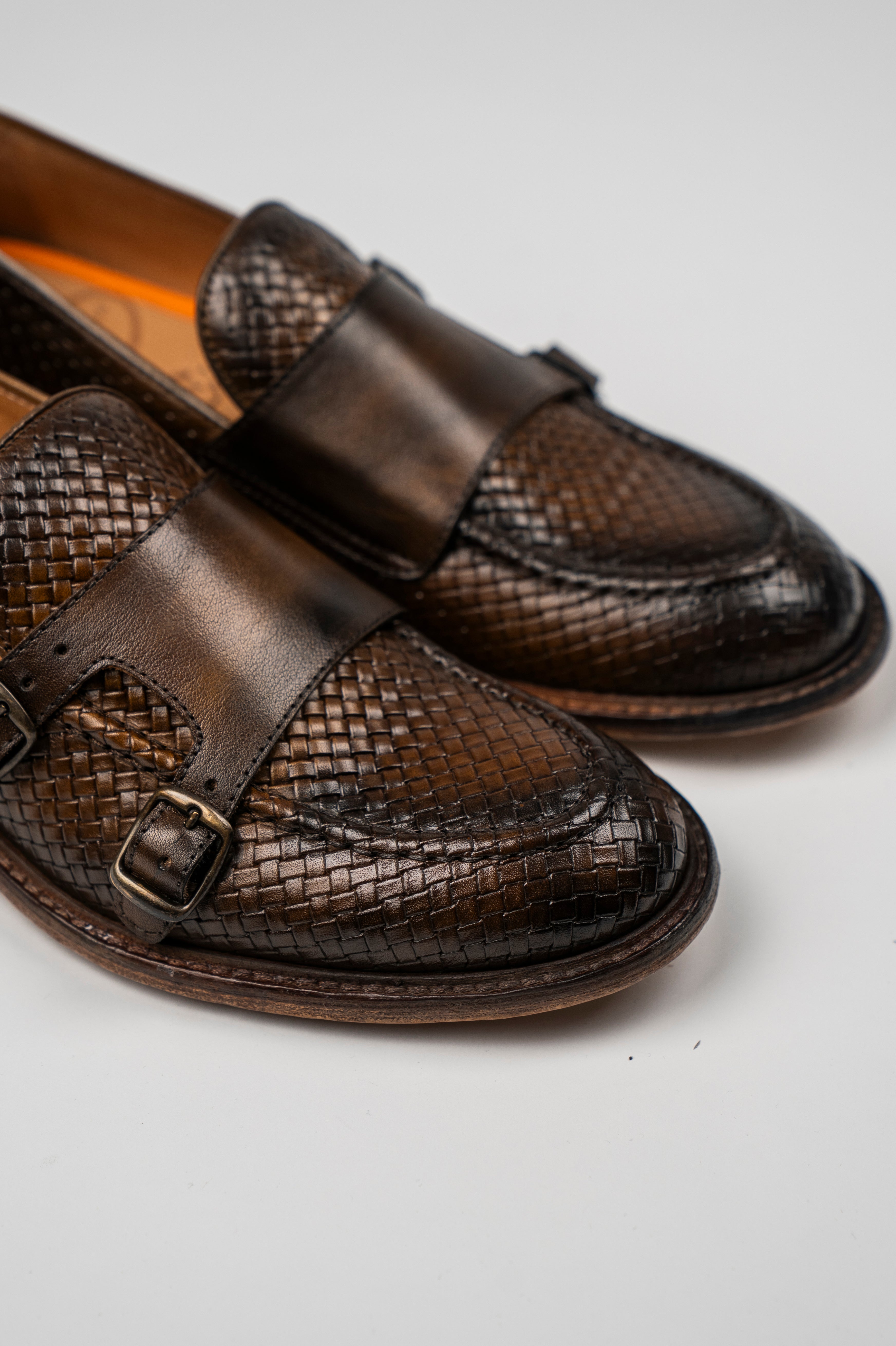 Doppia Fibbia PAFF Intreccio Cuoio