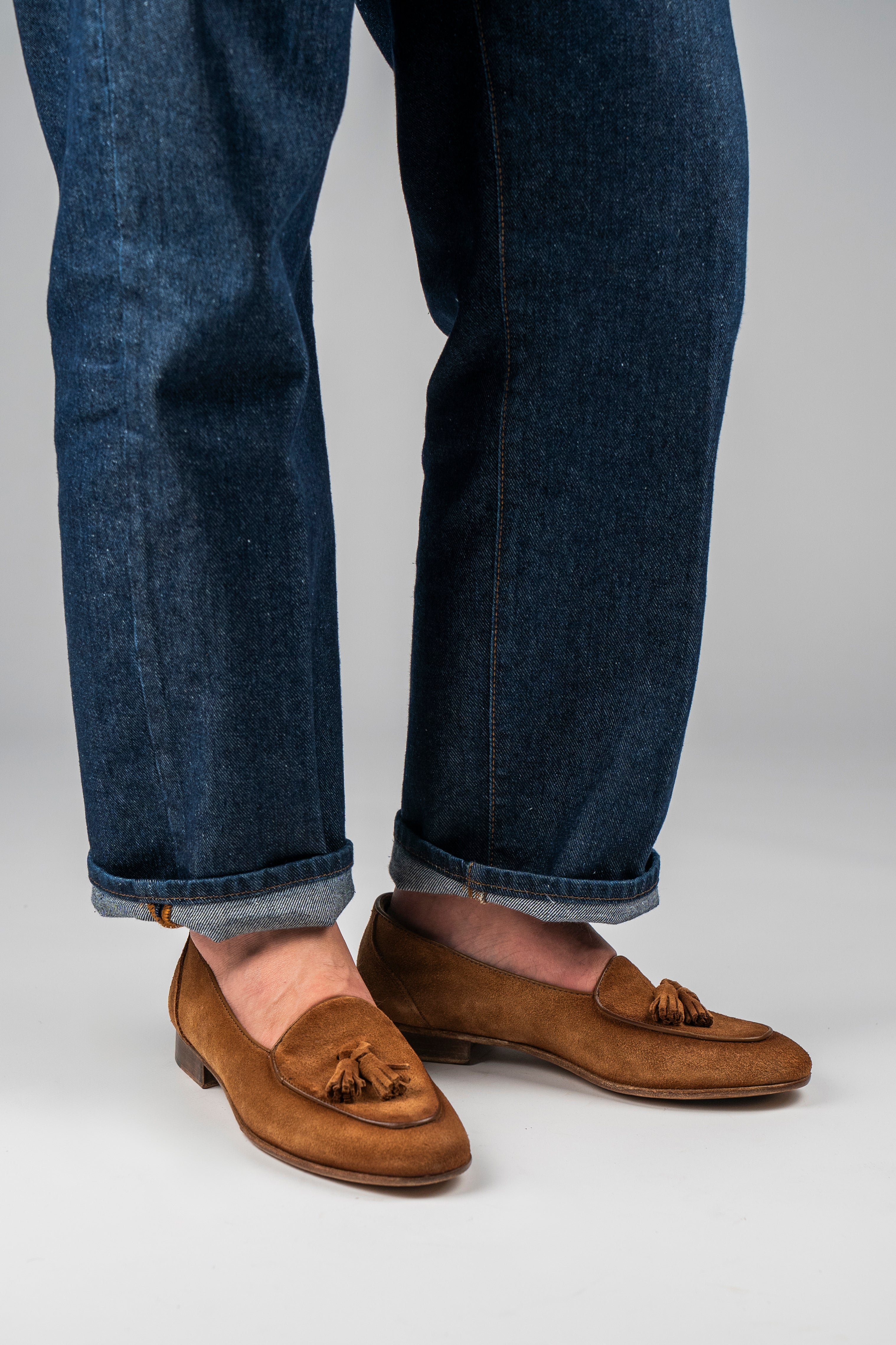 Mocassino BELGA Camoscio Cuoio