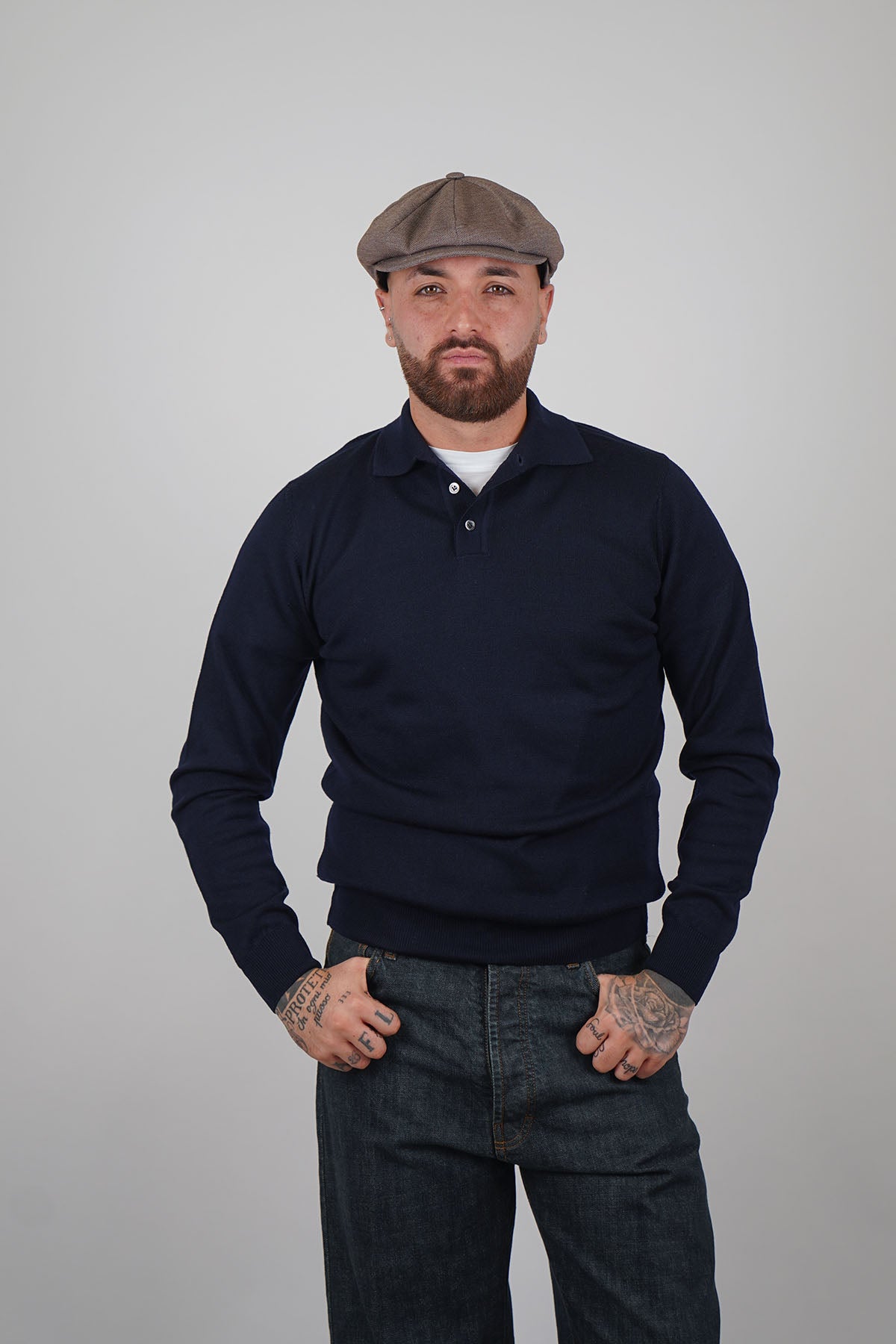 Polo DAYU 3 Bottoni Rasato