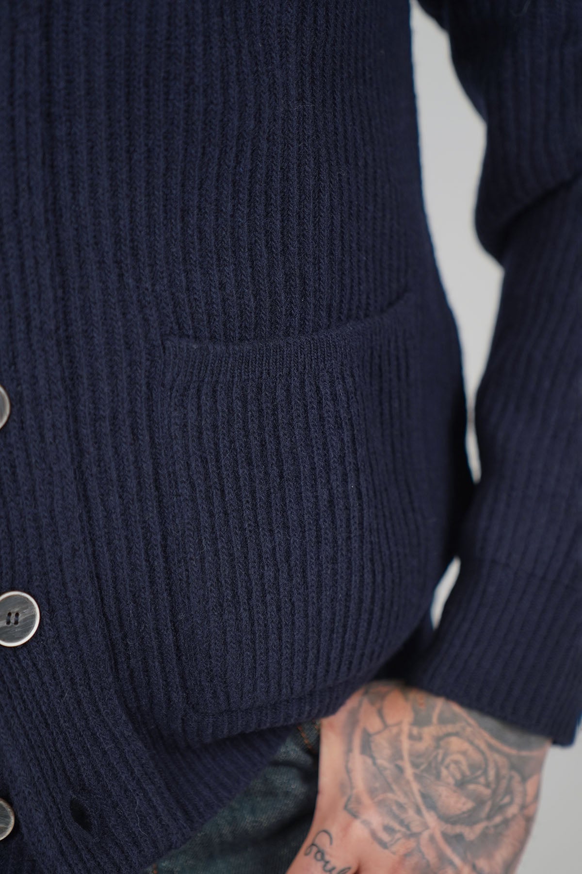 Cardigan Scialle GENPAKU Maglia Inglese