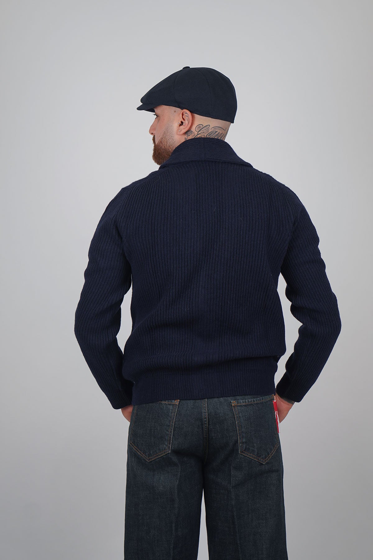 Cardigan Scialle GENPAKU Maglia Inglese