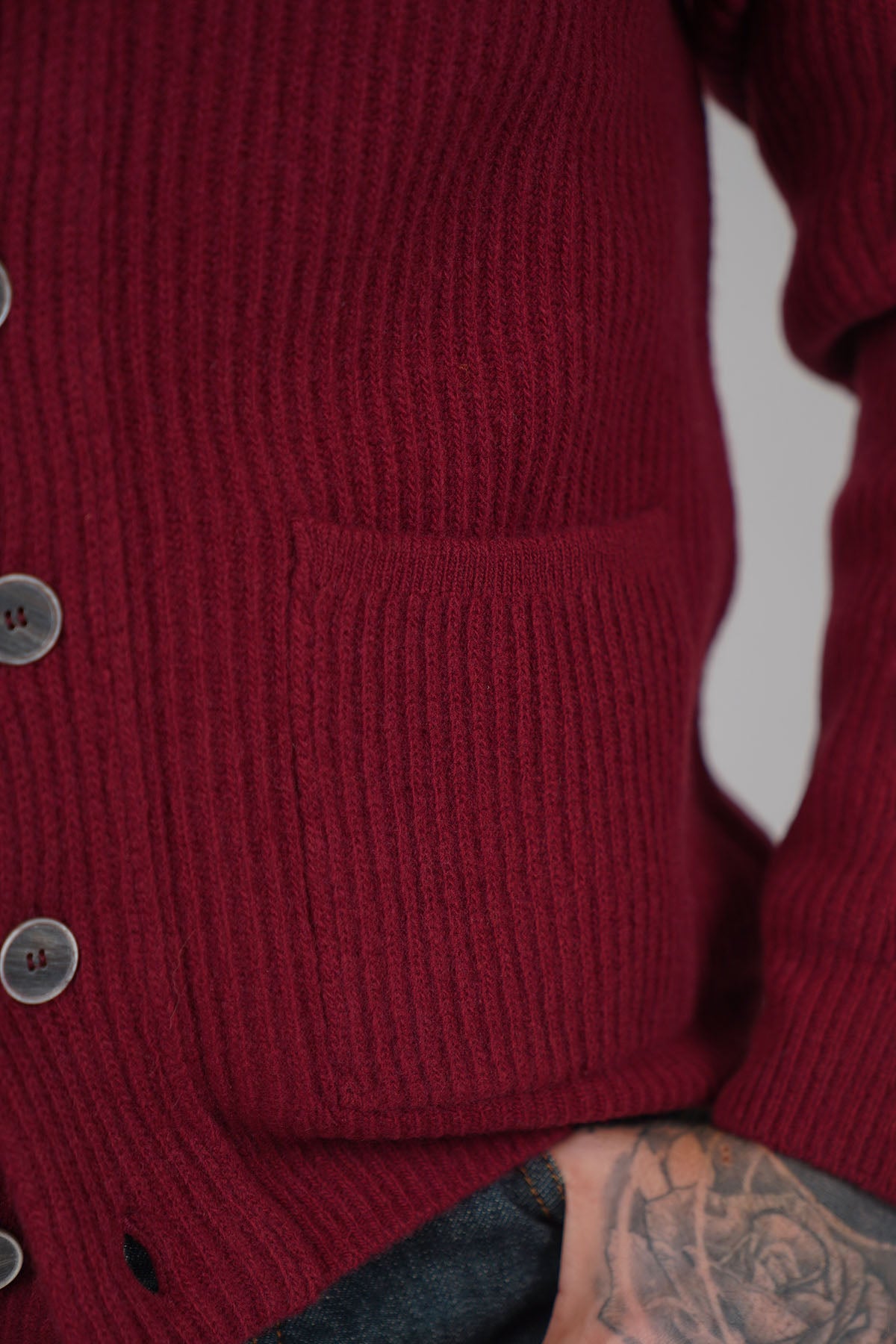 Cardigan Scialle GENPAKU Maglia Inglese