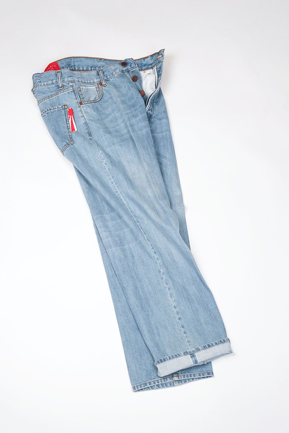 Jeans GORO Cimosato - Wide Fit Lavaggio Stone