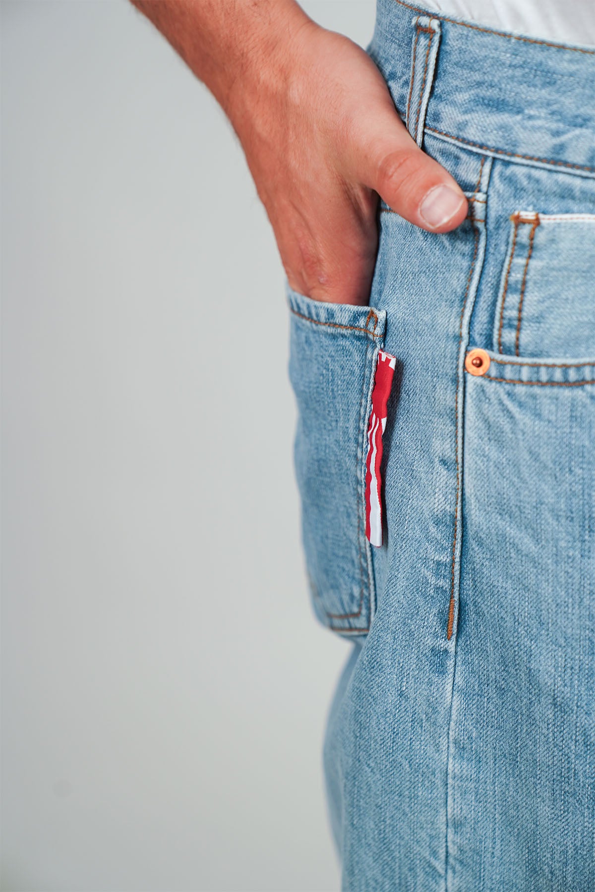 Jeans GORO Cimosato - Wide Fit Lavaggio Stone