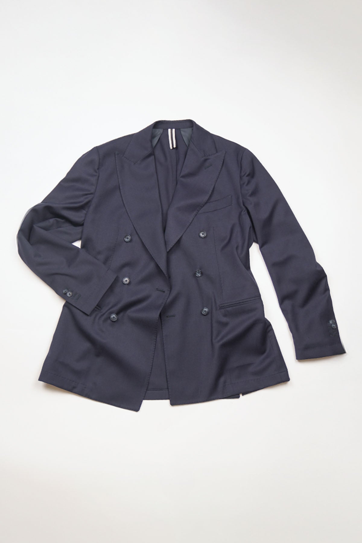 Giacca HIKARI Rifinito due Petti - Blue