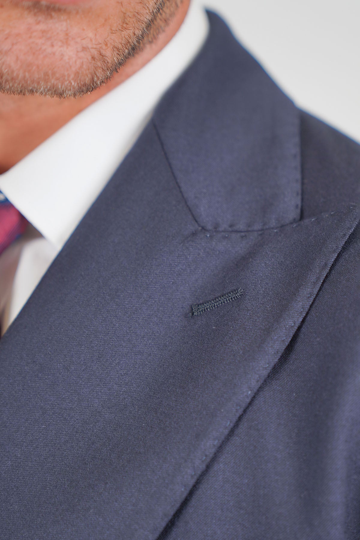 Giacca HIKARI Rifinito due Petti - Blue