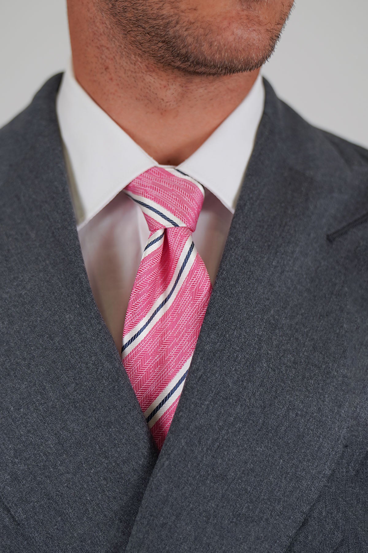 Giacca HIKARI Rifinito due Petti - Grigio