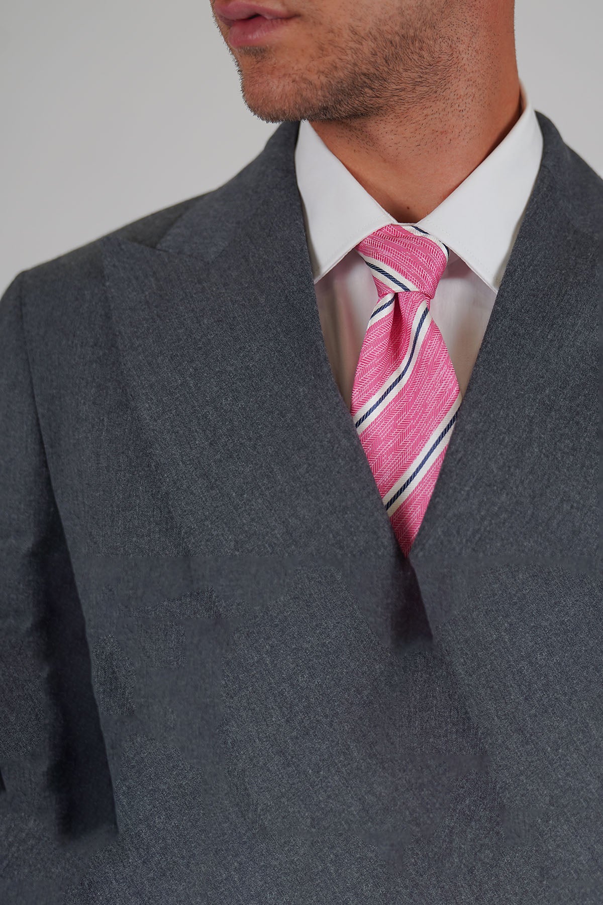 Giacca HIKARI Rifinito due Petti - Grigio