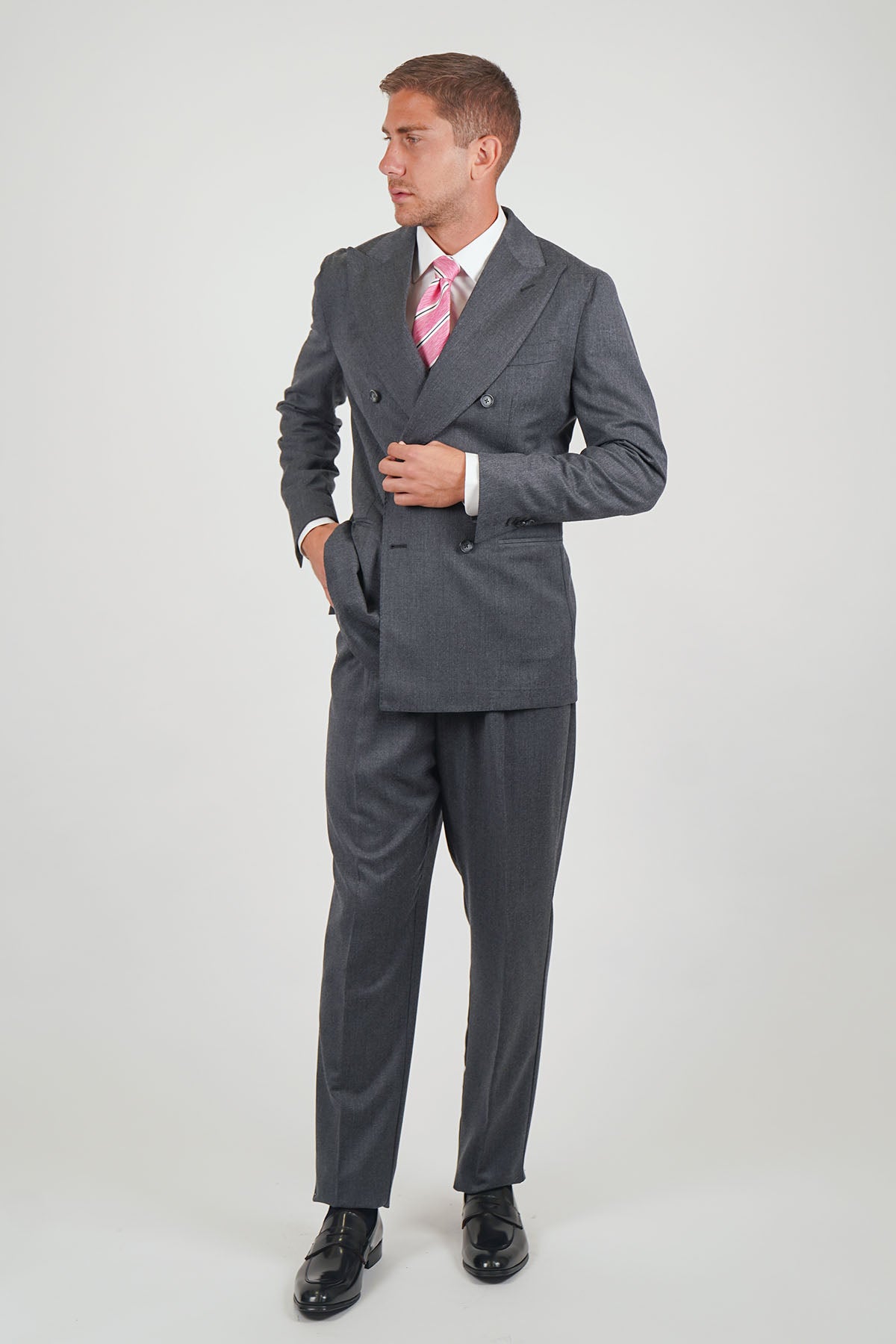 Pantalone KEGO Rifinito 2 Pinces - Grigio