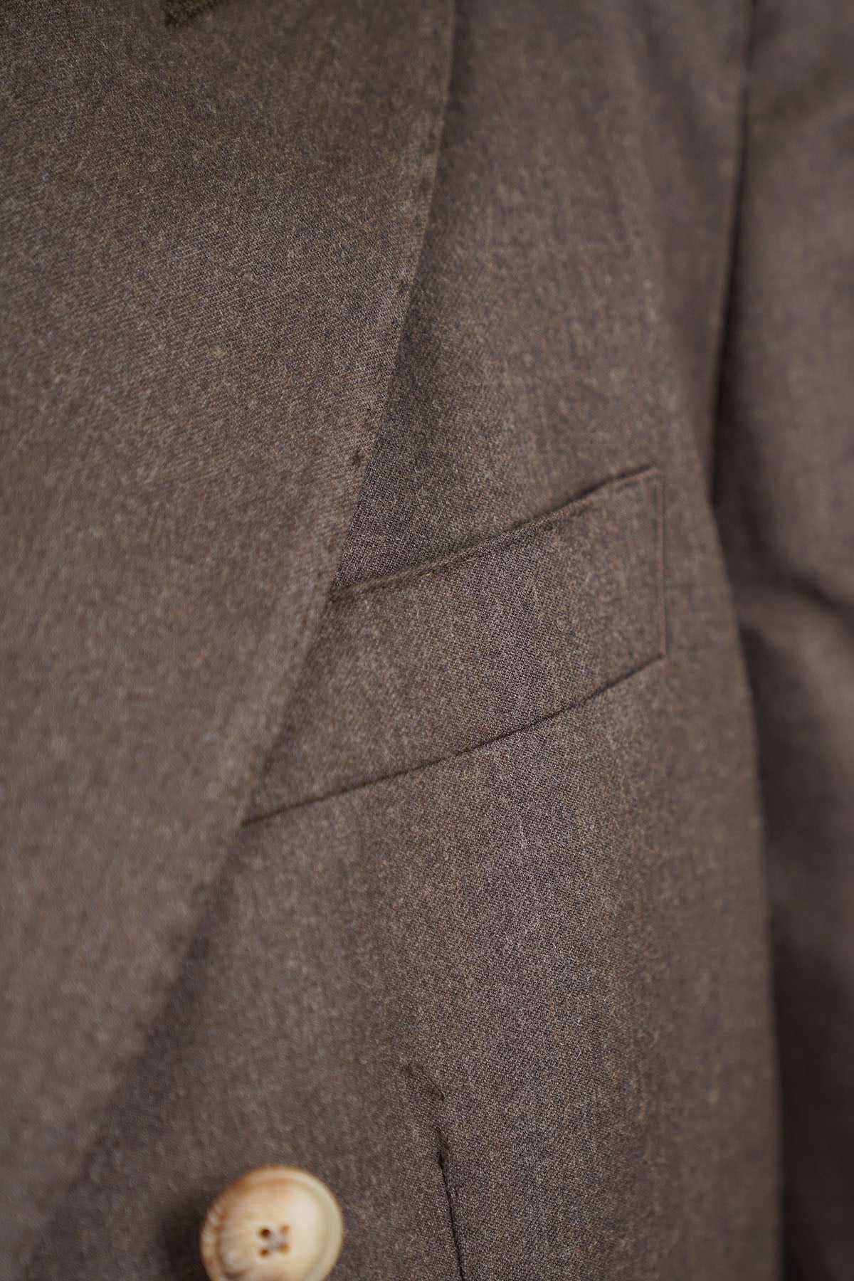 Giacca HIKARI Rifinito due Petti - Tortora