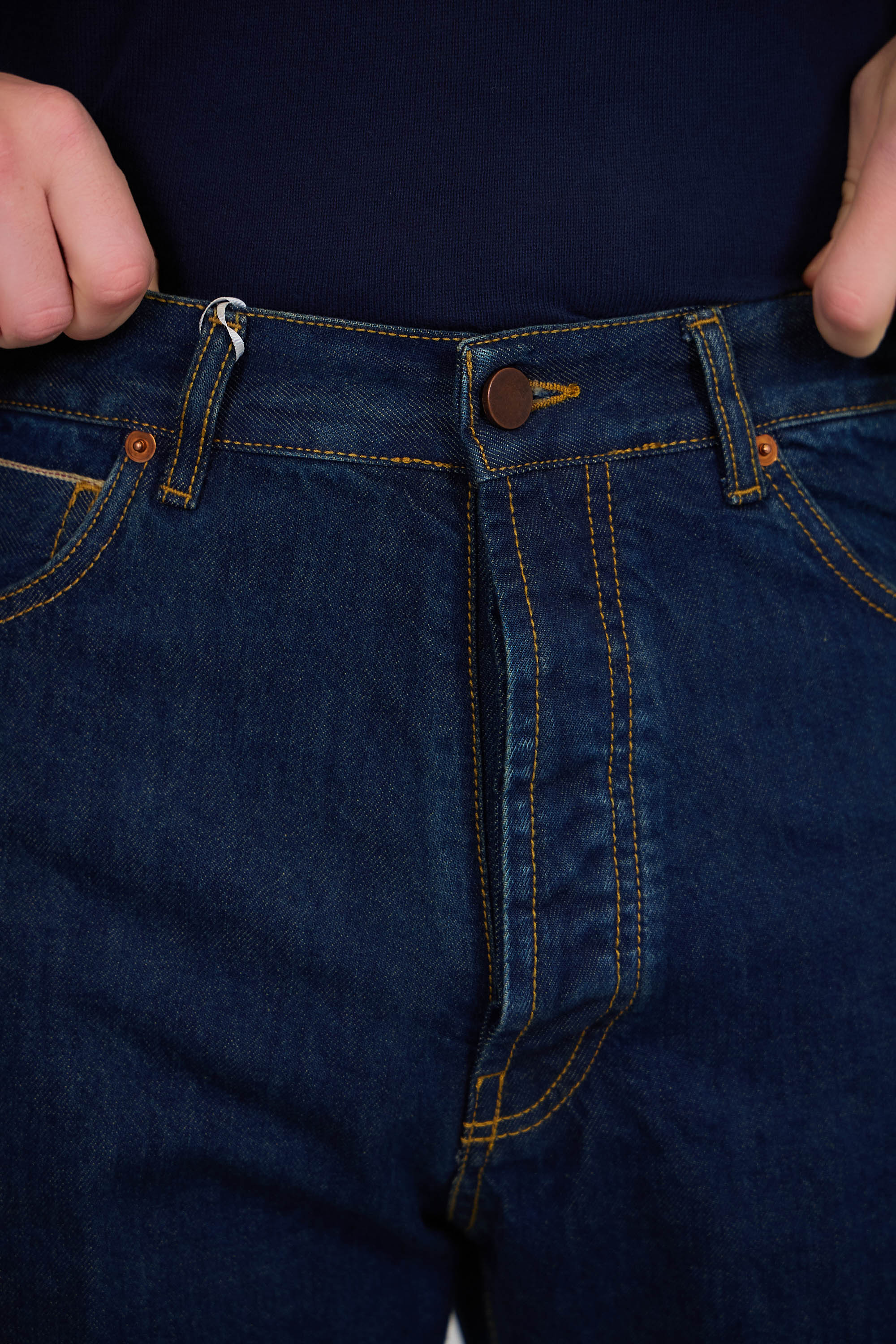 Jeans ROGO Cimosato - Straight Fit Lavaggio Zero al Tè