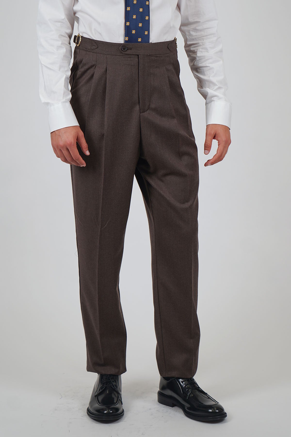 Pantalone KEGO Rifinito 2 Pinces - Tortora