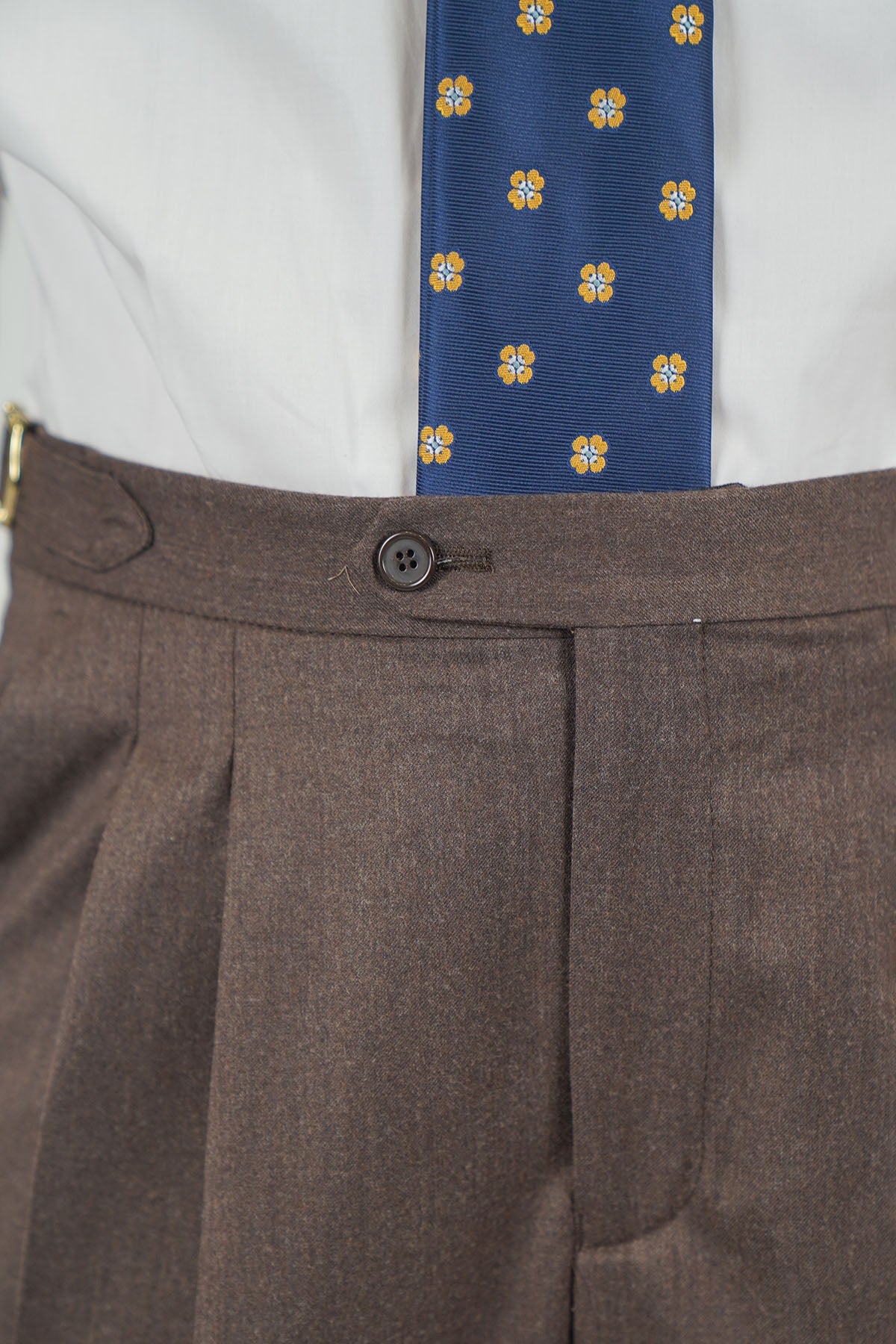 Pantalone KEGO Rifinito 2 Pinces - Tortora