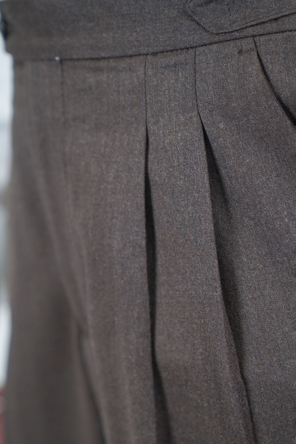 Pantalone KEGO Rifinito 2 Pinces - Tortora