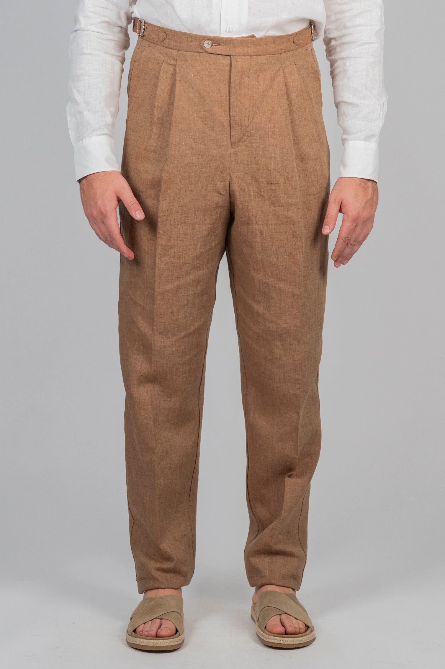 Pantalone GEKKO Rifinito - Lino Beige