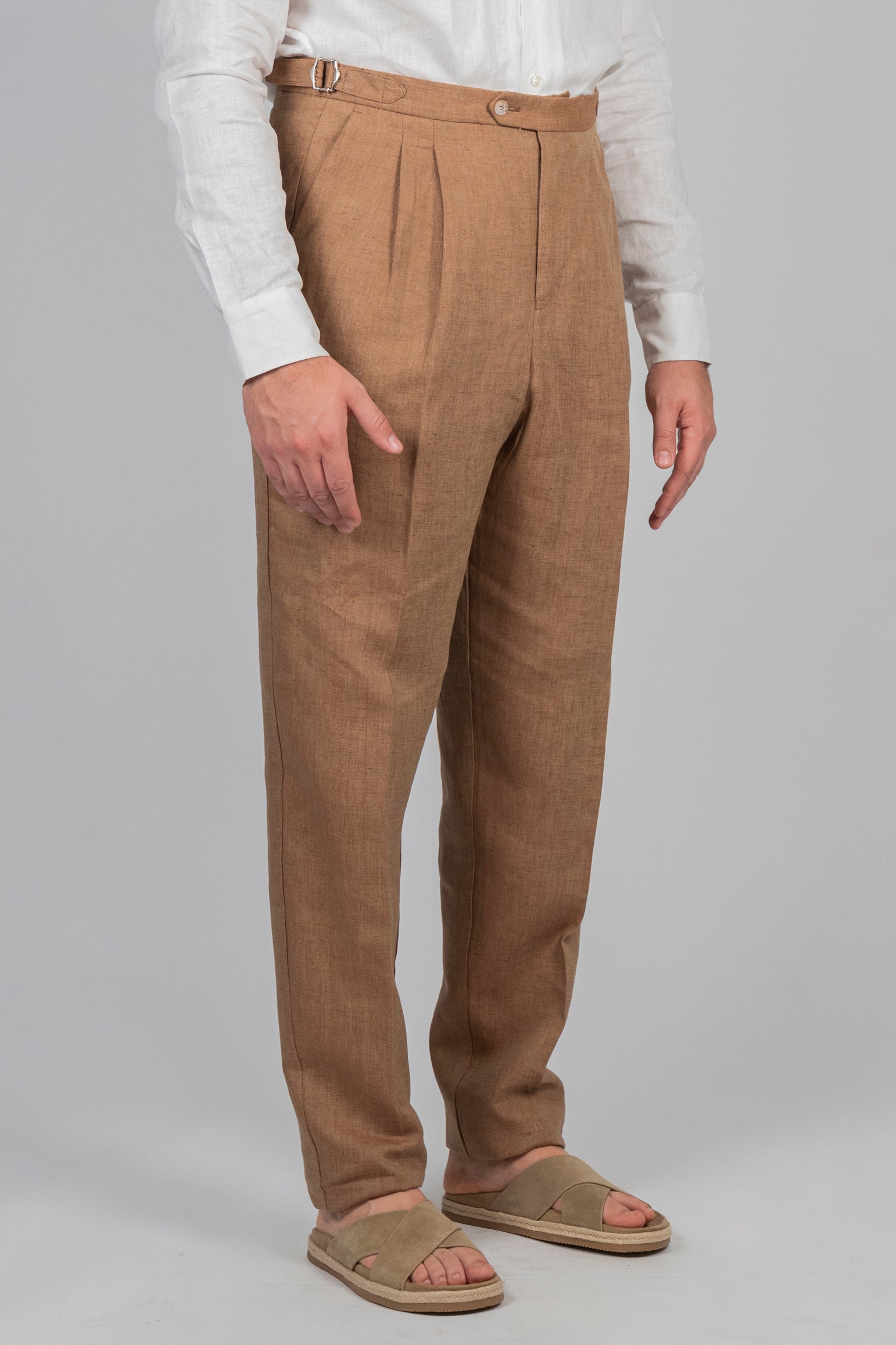 Pantalone GEKKO Rifinito - Lino Beige