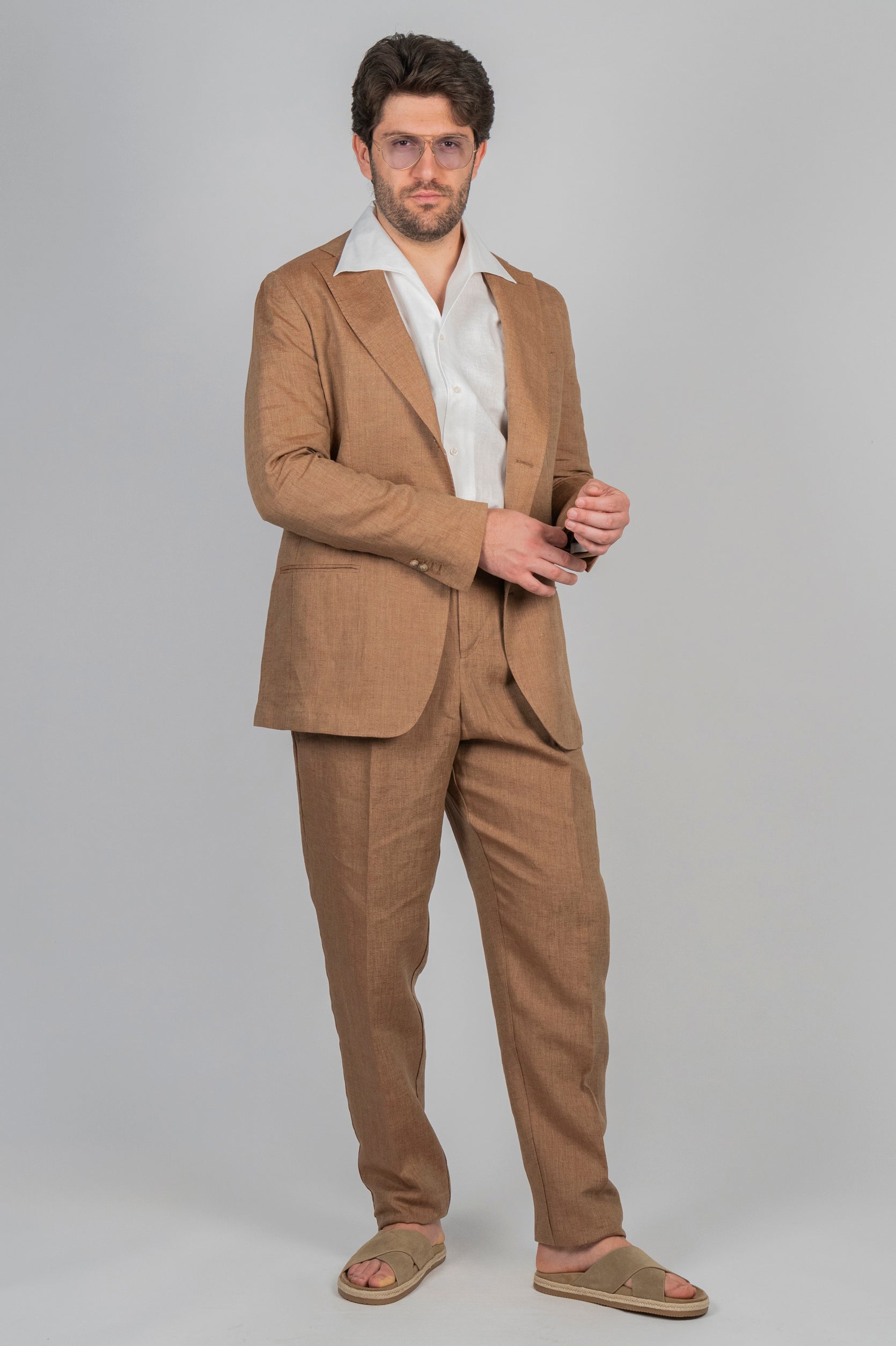 Giacca IZANAMI Rifinito - Lino Beige