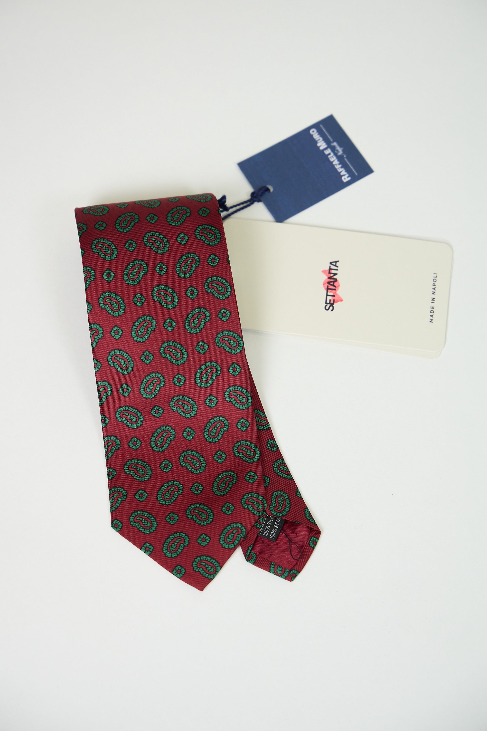 Cravatta RAFFAELE MURO Jacquard Seta 100% CM 8