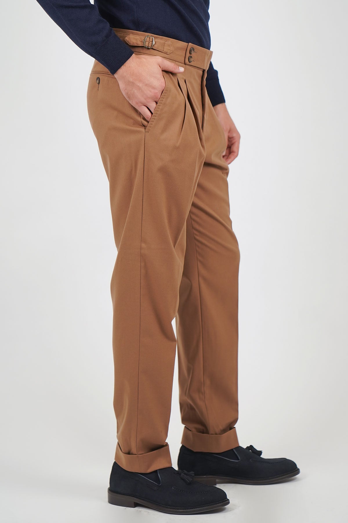 Pantalone MASAAKI - Tabacco