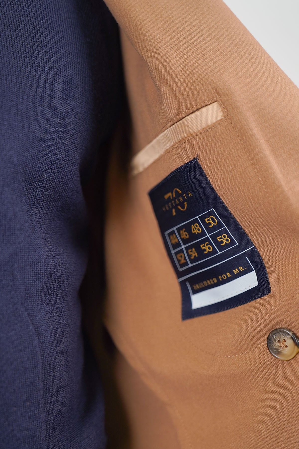 Giacca NAOYA due Petti - Tabacco